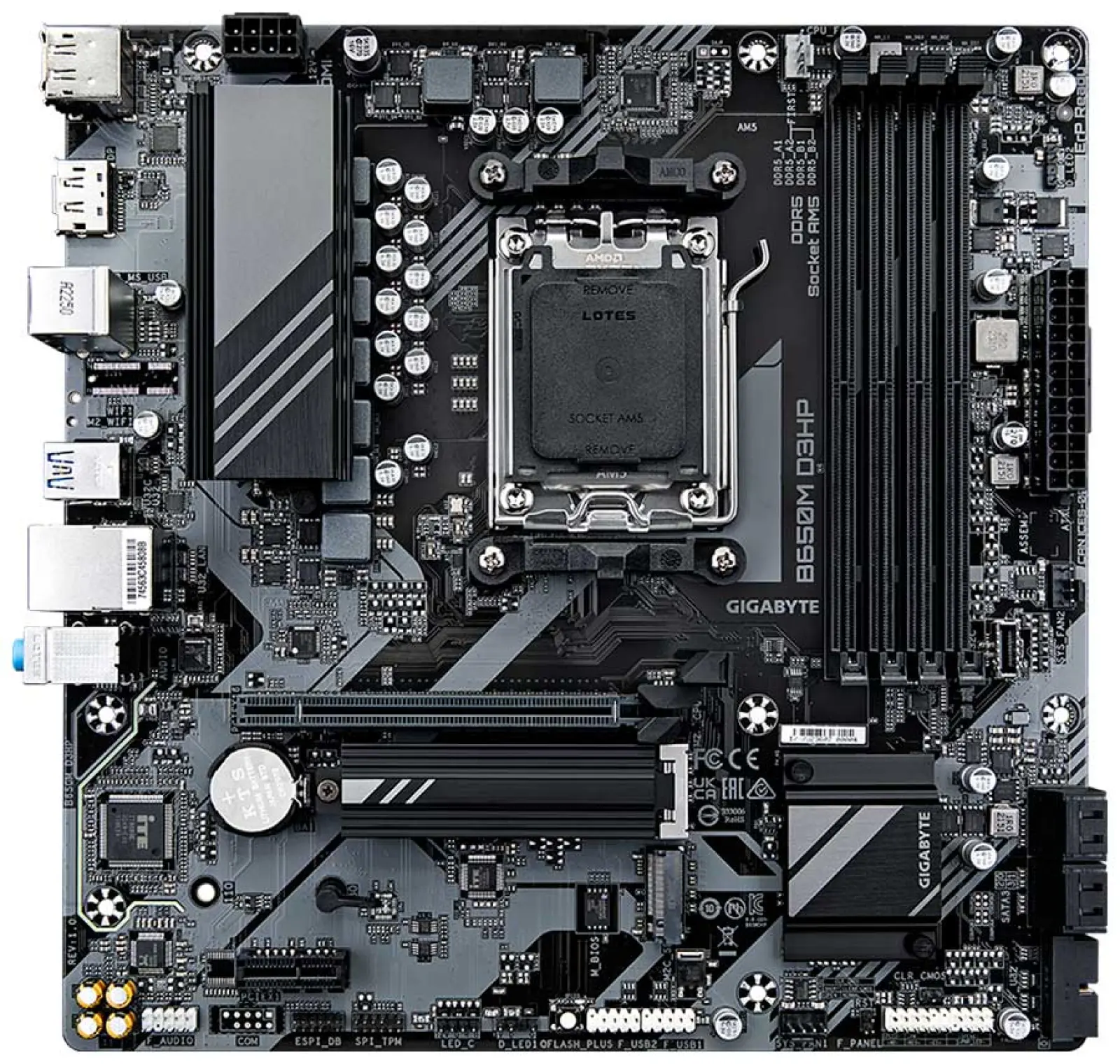 Материнская плата Gigabyte B650M D3HP (AM5 mATX)