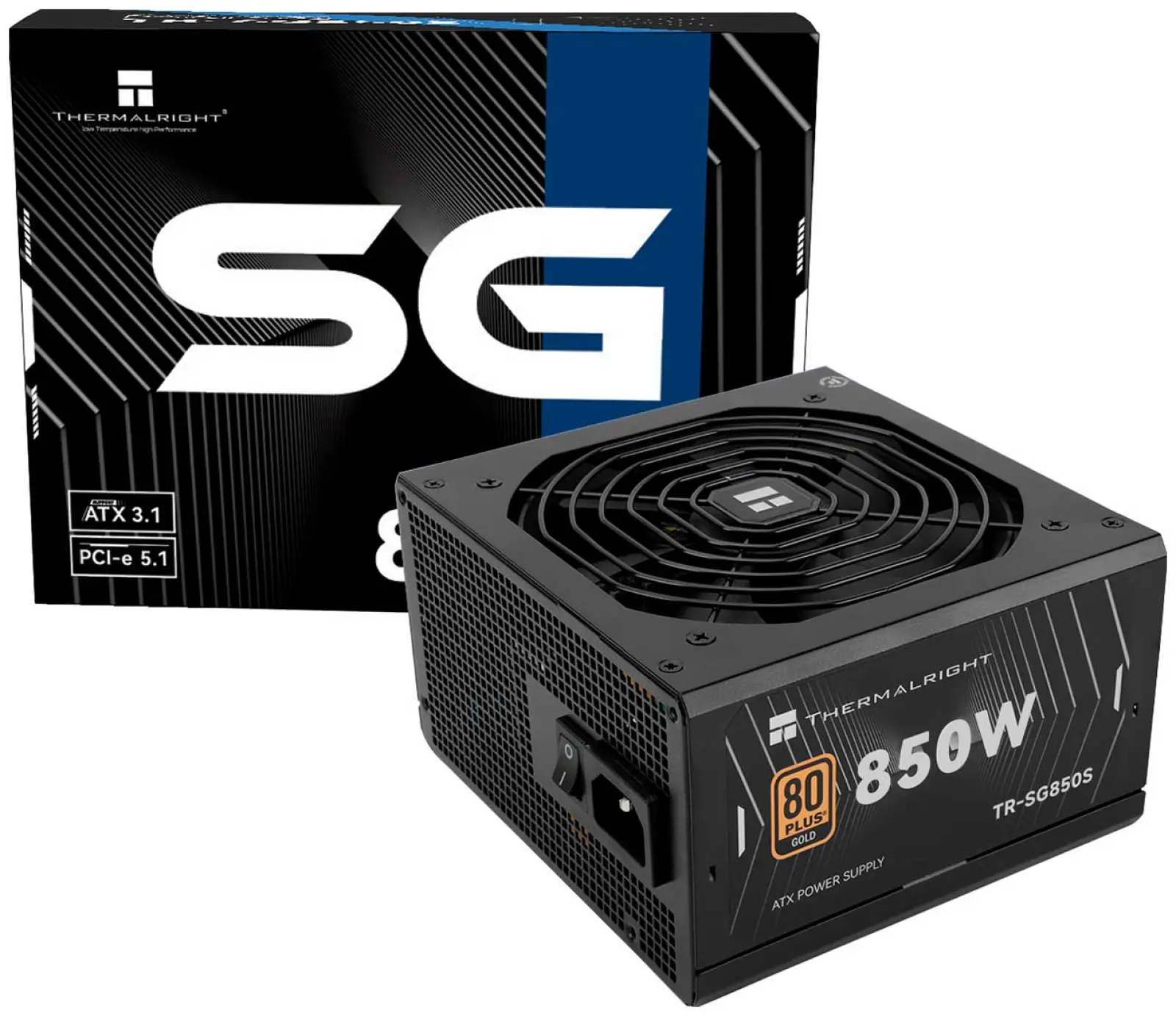 Блок питания Thermalright 850W Gold ATX 3.1 (TR-SG 850S)