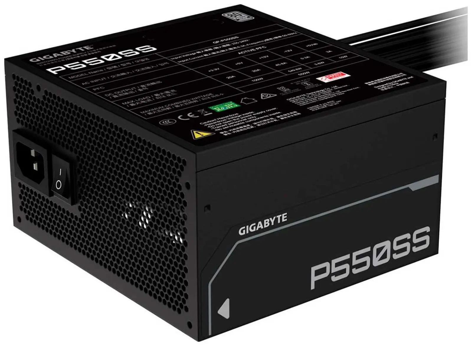 Блок питания Gigabyte P550SS 550W SILVER (GP-P550SS)