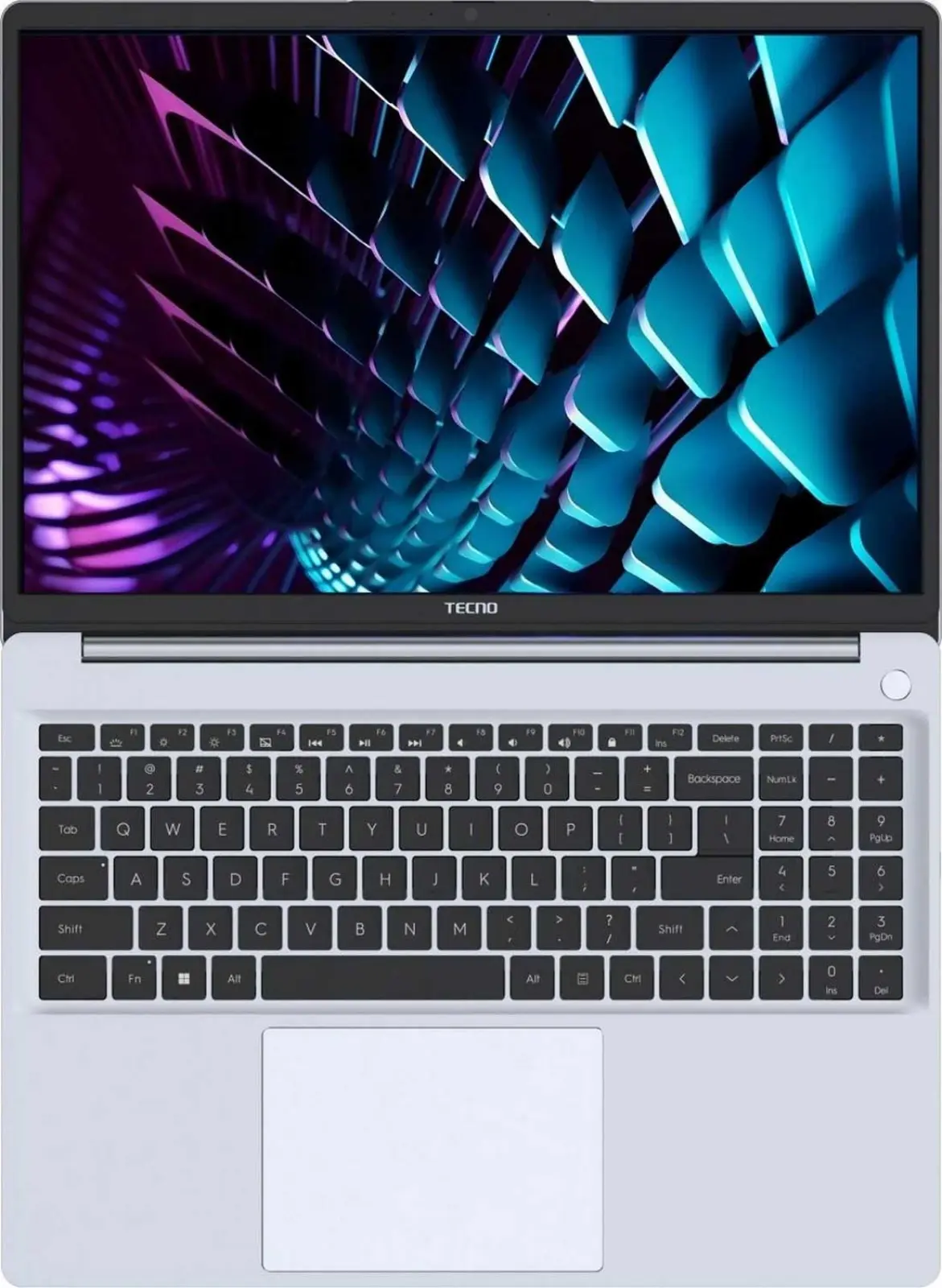 Ноутбук Tecno MegaBook K16SDA (71003300340), серебристый