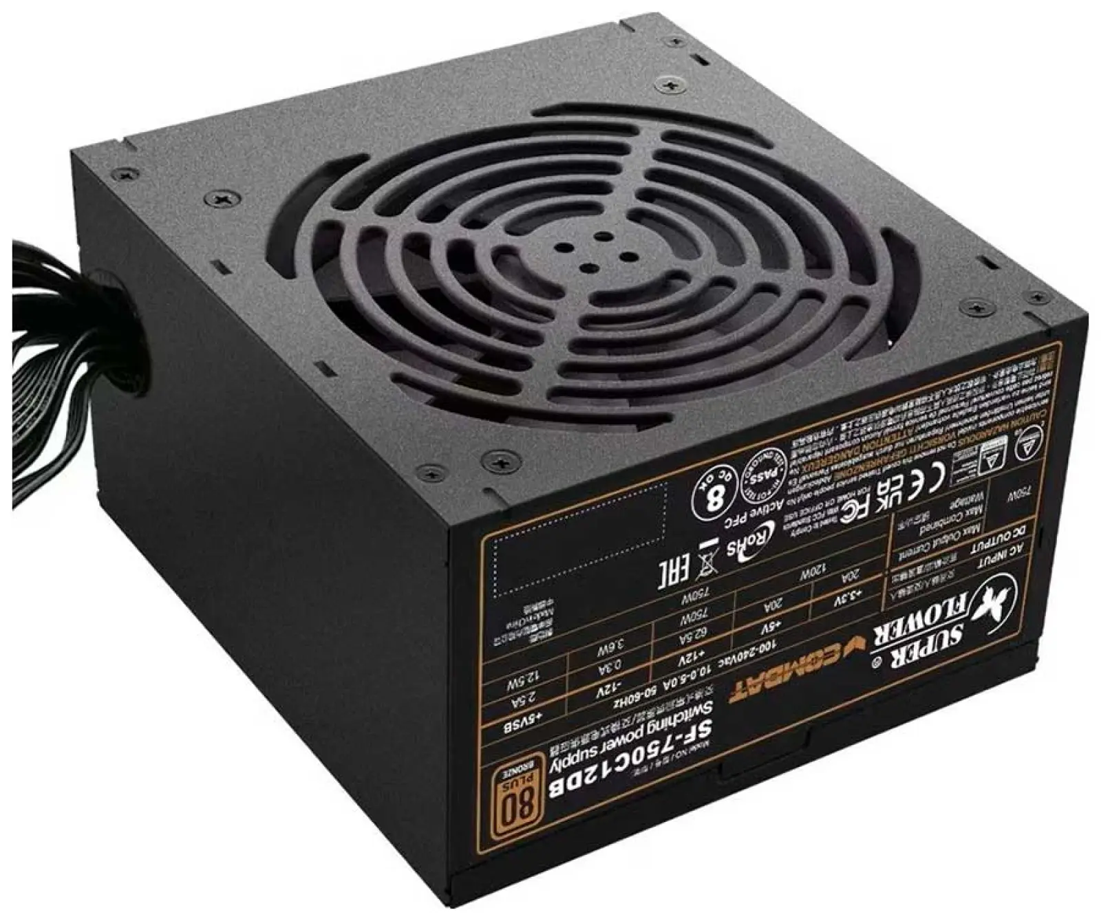 Блок питания Super Flower Combat DB ATX 3.1 750W Bronze (SF-750C12DB)