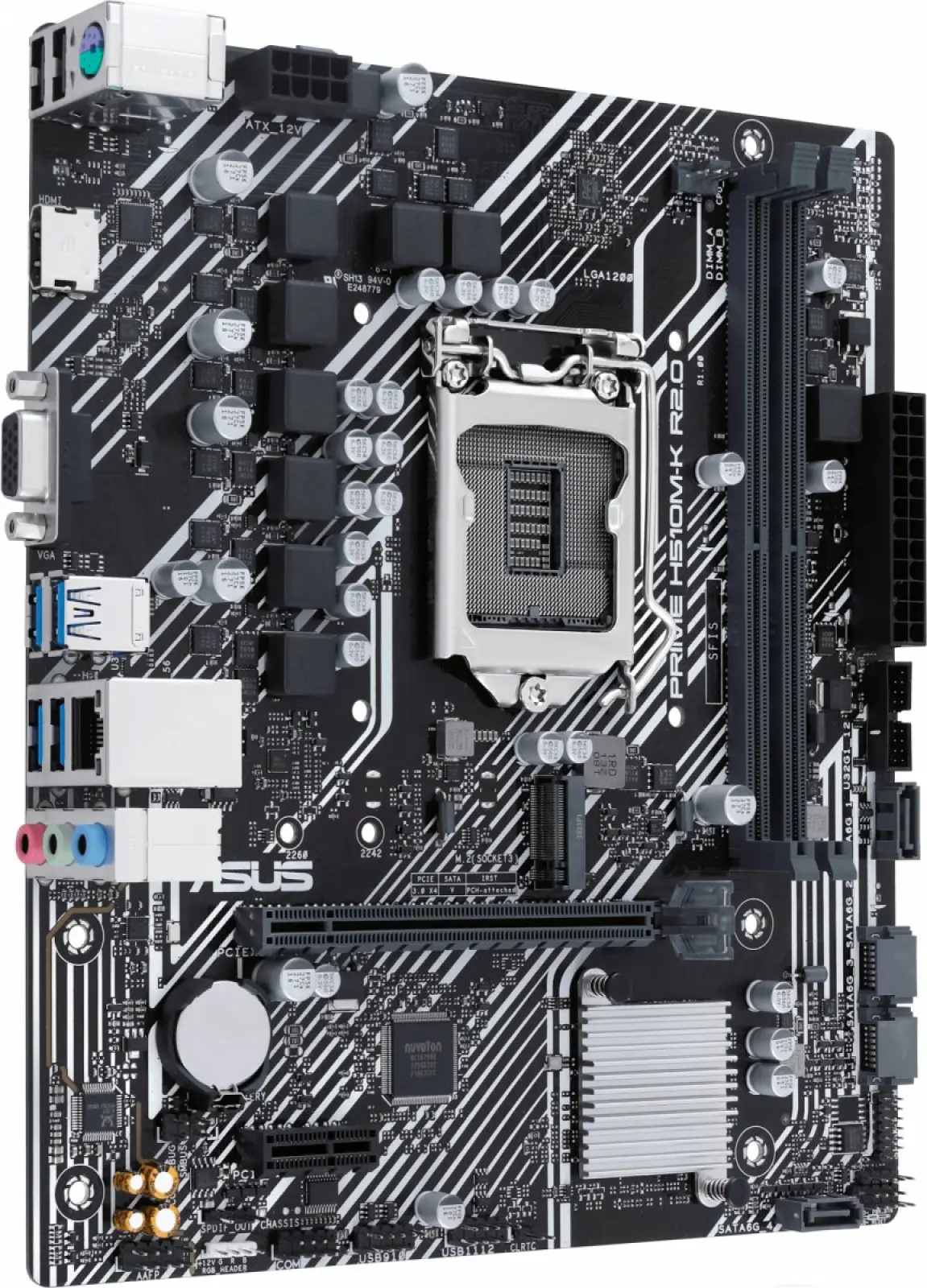 Материнская плата Asus PRIME H510M-K R2.0 (LGA1200, mATX)