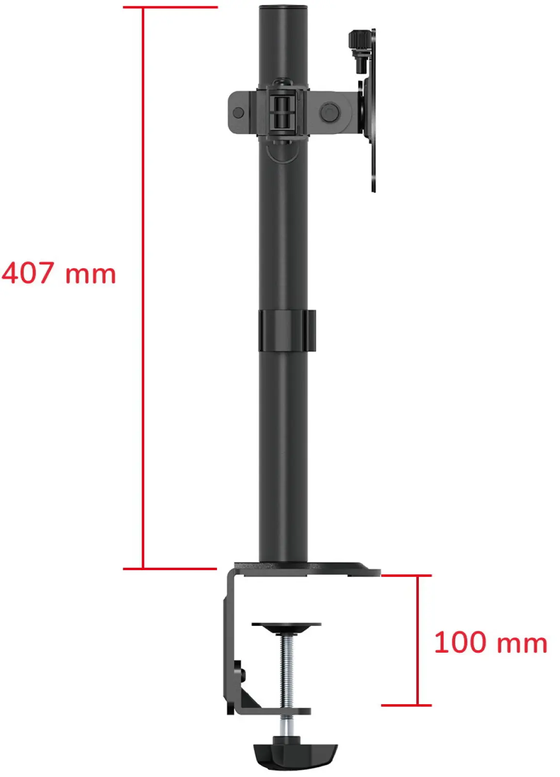 Кронштейн настольный UniTeki FMT72 black для двух мониторов