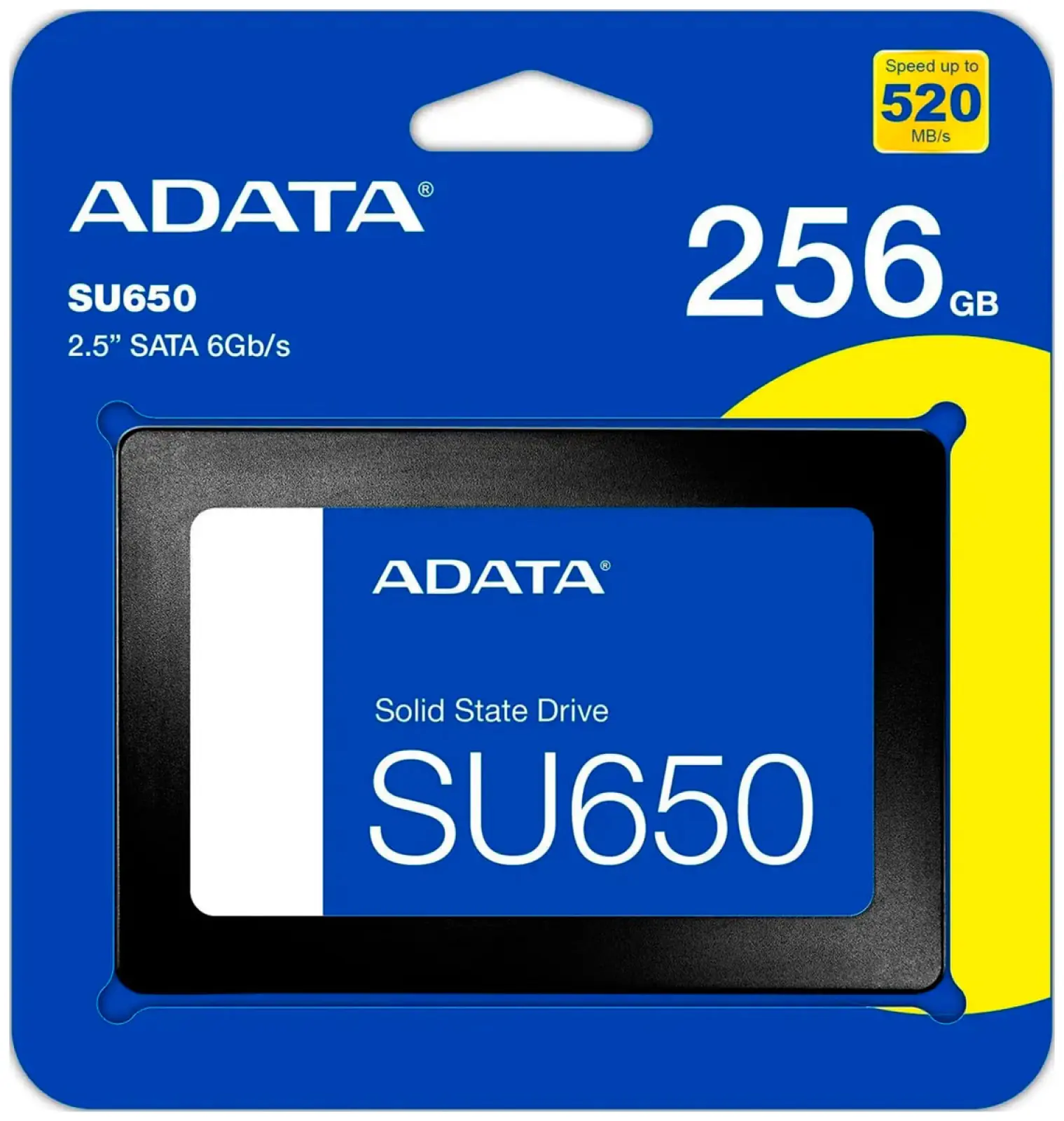 SSD накопитель Adata SU650 2.5 256 Гб SATA III 3D NAND (ASU650SS-256GT-R)