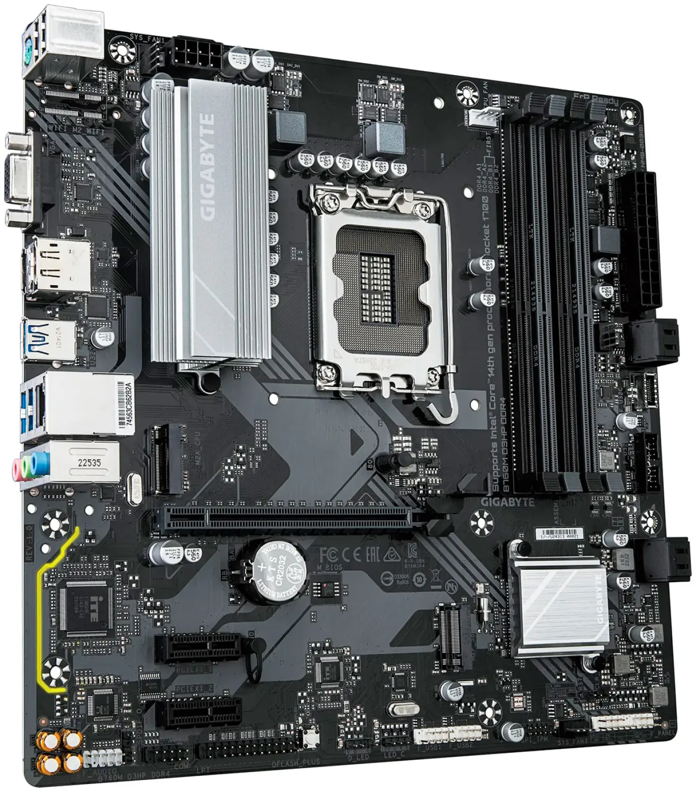 Материнская плата Gigabyte B760M D3HP (LGA1700, mATX)