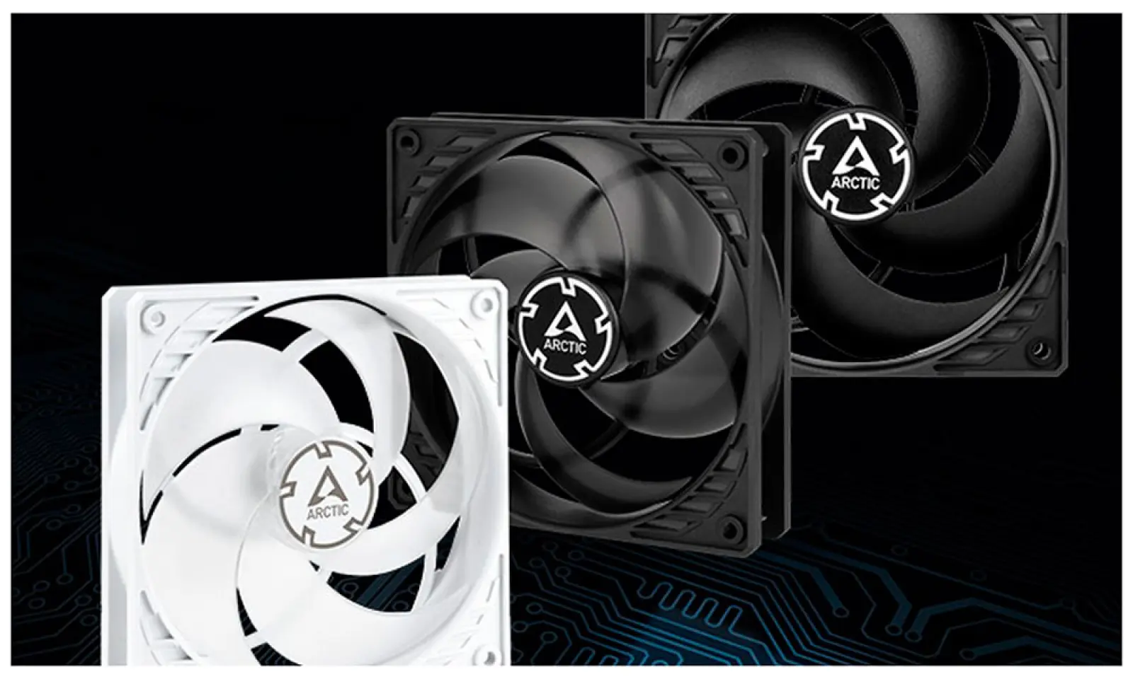 Вентилятор для корпуса Arctic P12 PWM PST black/black 5x120mm (ACFAN00137A)