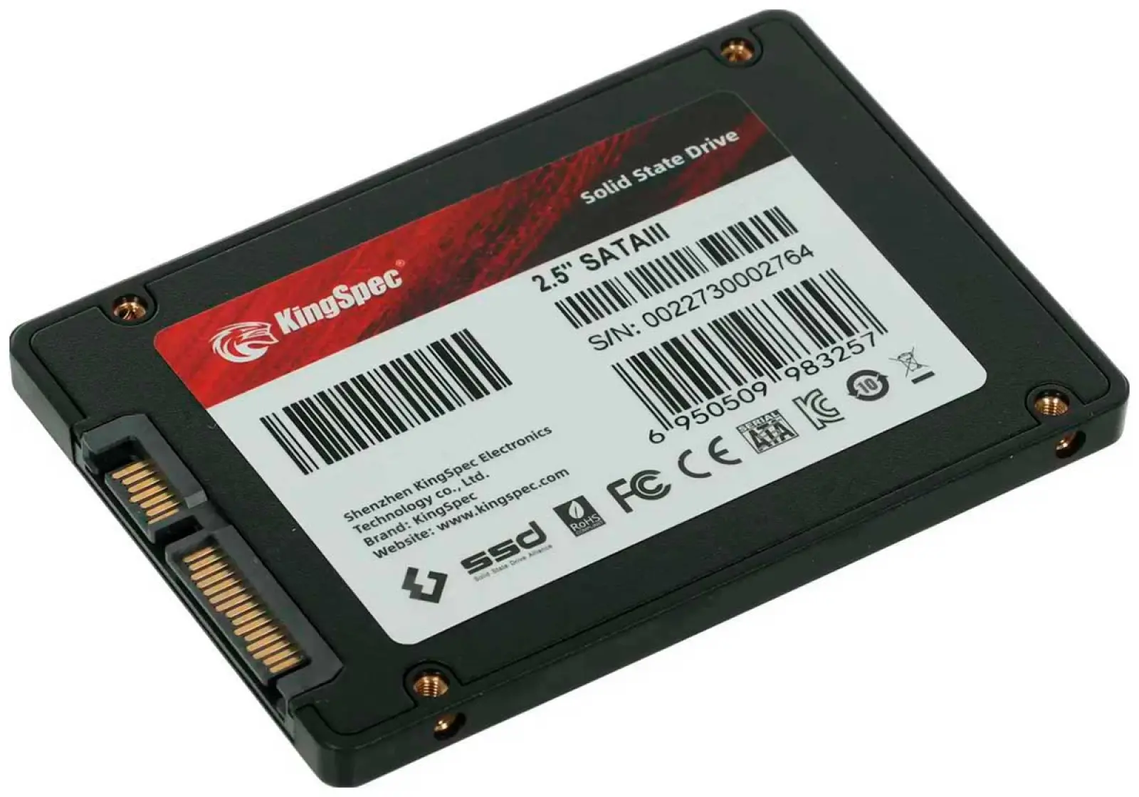 SSD накопитель Kingspec 2.5 960 Гб SATA III (P4-960)