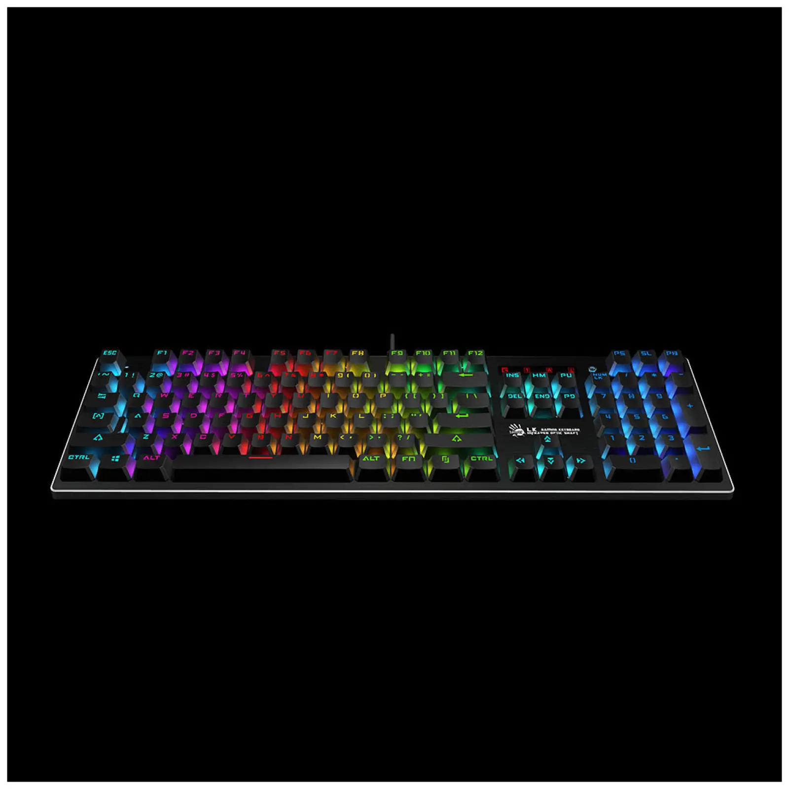 Клавиатура игровая проводная A4Tech Bloody B820R Red Switch черный
