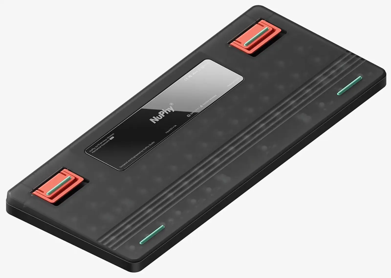 Беспроводная механическая клавиатура Nuphy QMK, AIR75v2, Basalt Black, RGB, Hot Swap, Cowberry Switch (AIR75v2-BB-24)