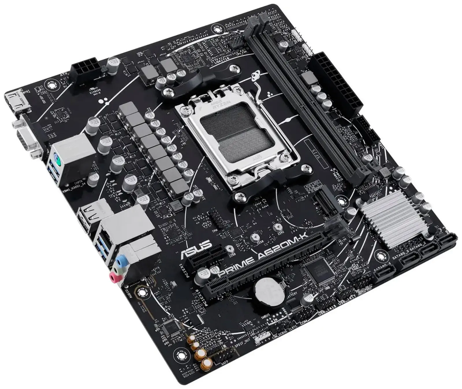 Материнская плата Asus PRIME A620M-K (AM5, mATX)
