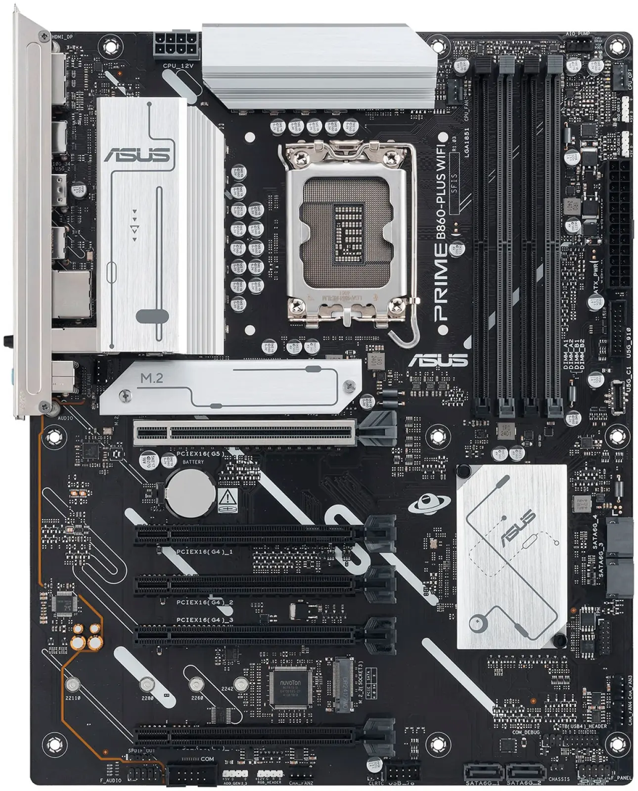 Материнская плата Asus PRIME B860-PLUS WIFI (LGA1851, ATX)