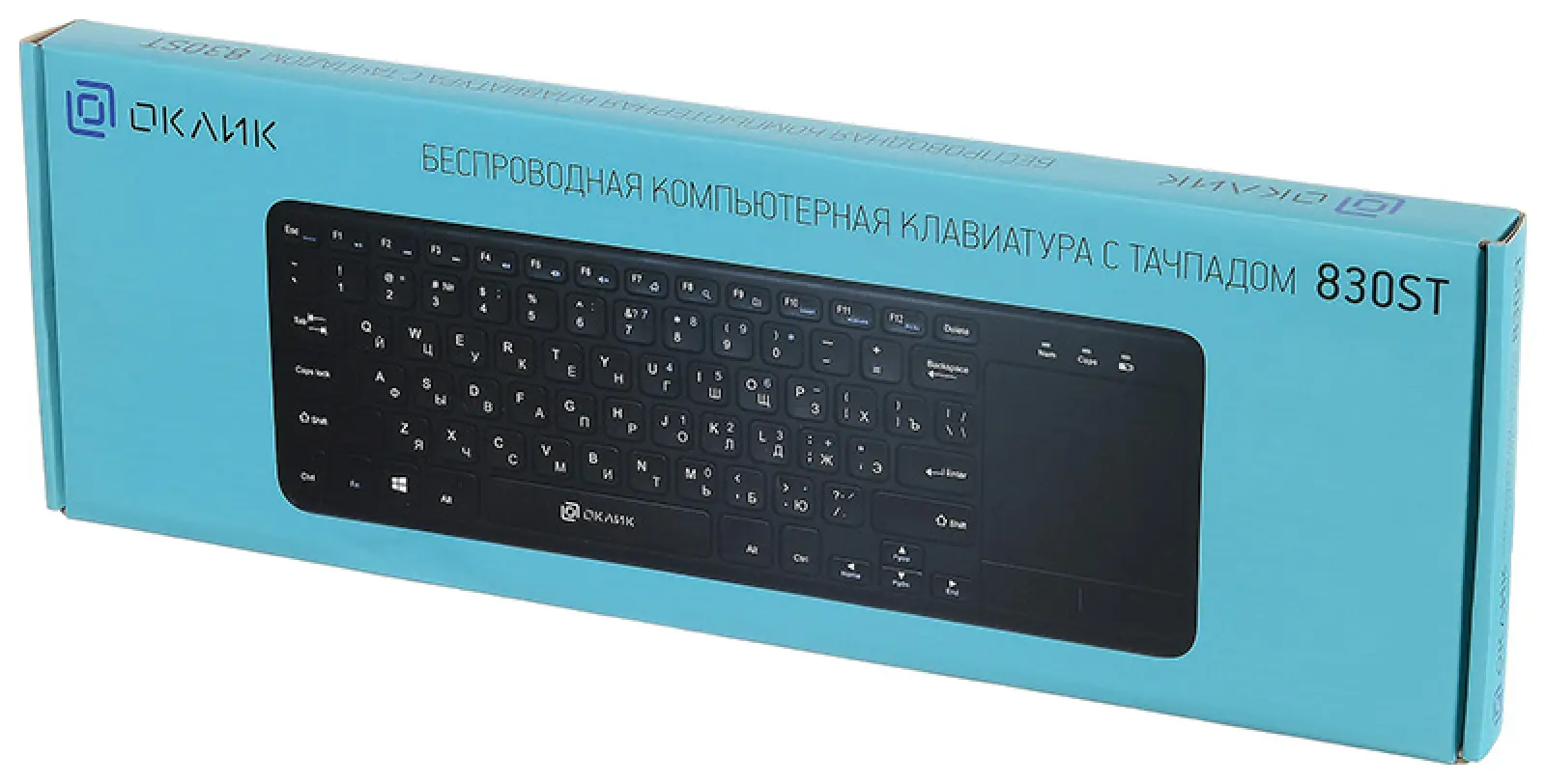 Беспроводная клавиатура Oklick 830ST черный