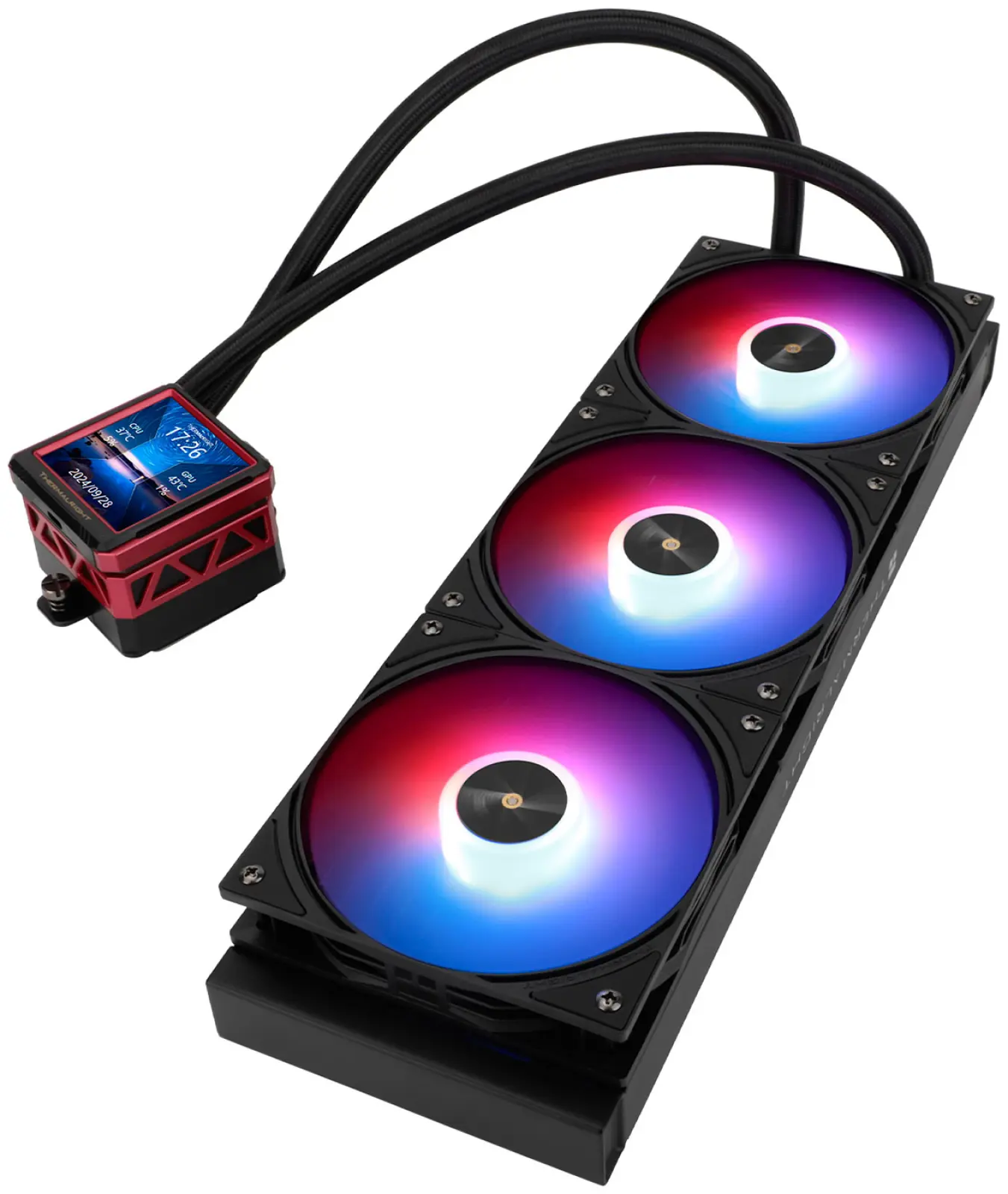 СЖО для процессоров Thermalright Frozen Warframe 360 Ultra Black Argb (F-WFRAME-360-UL-BL-ARGB)