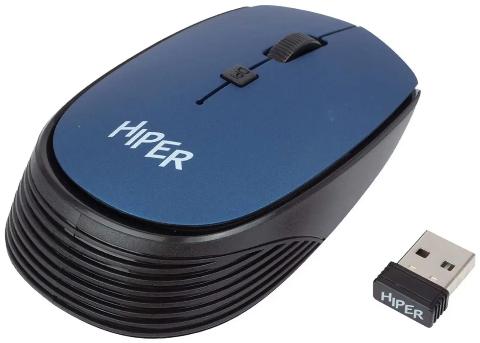 Беспроводная мышь Hiper HOMW-083, синяя