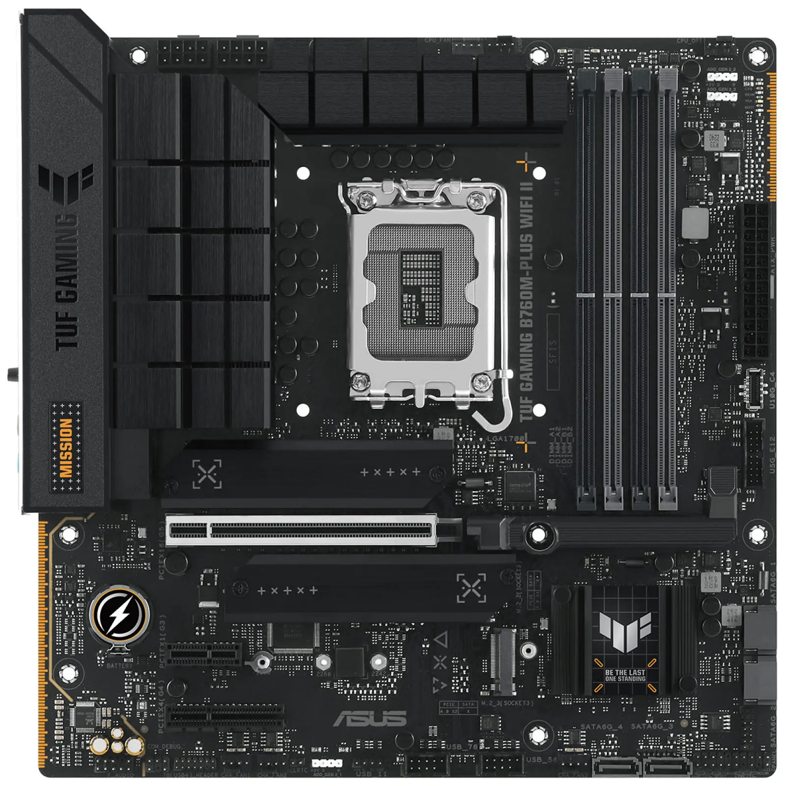 Материнская плата Asus TUF GAMING B760M-PLUS WIFI II (LGA1700 mATX)