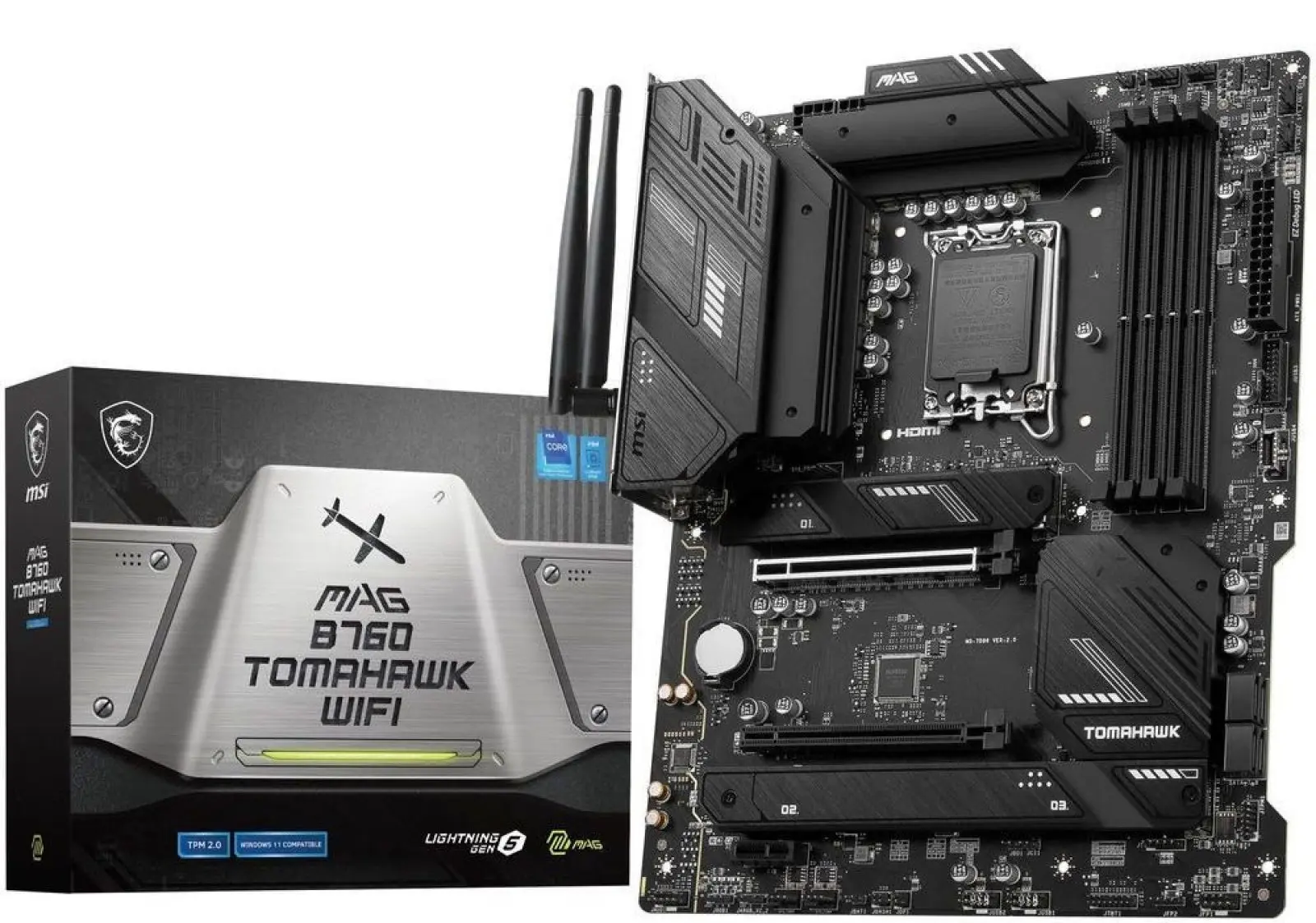 Материнская плата MSI MAG B760 TOMAHAWK WIFI (LGA1700, ATX)