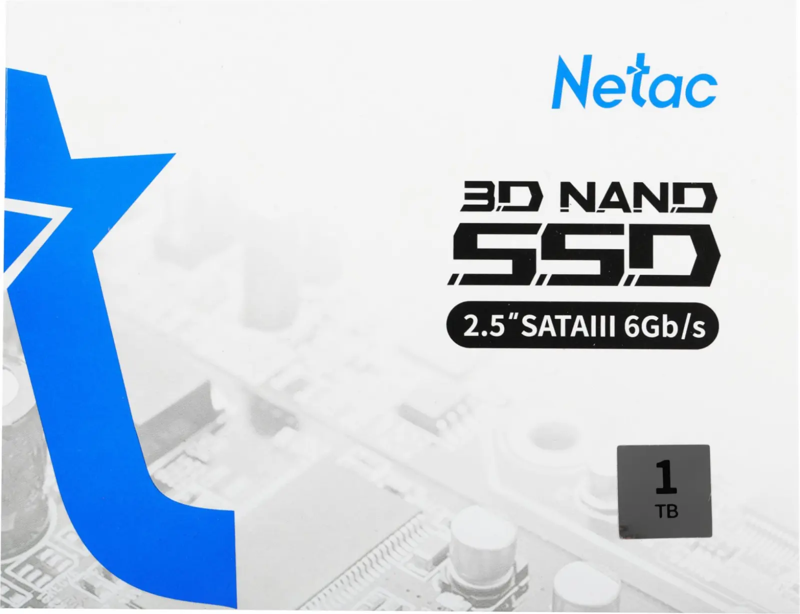 Накопитель SSD Netac 2.5 N600S 1000 Гб SATA III NT01N600S-001T-S3X