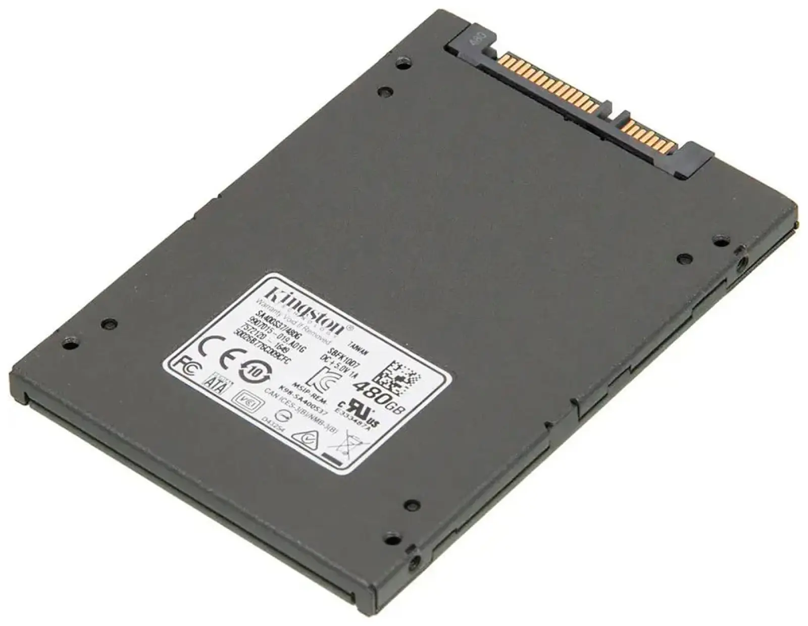 Накопитель SSD Kingston 2.5 A400 480 Гб SATA III TLC (SA400S37/480G)