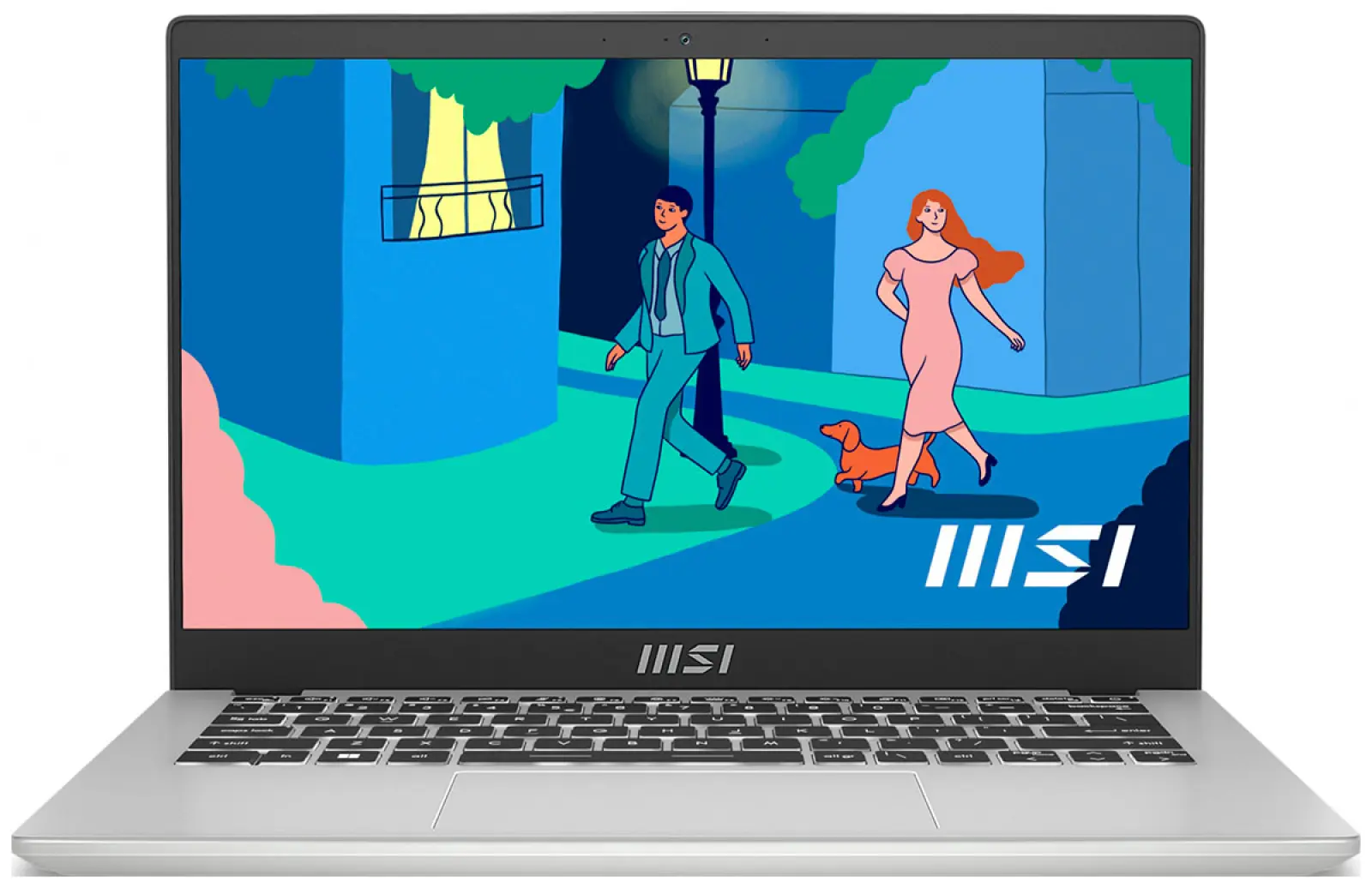 Ноутбук MSI Modern 14, C12MО-688RU (9S7-14J111-688) серебристый