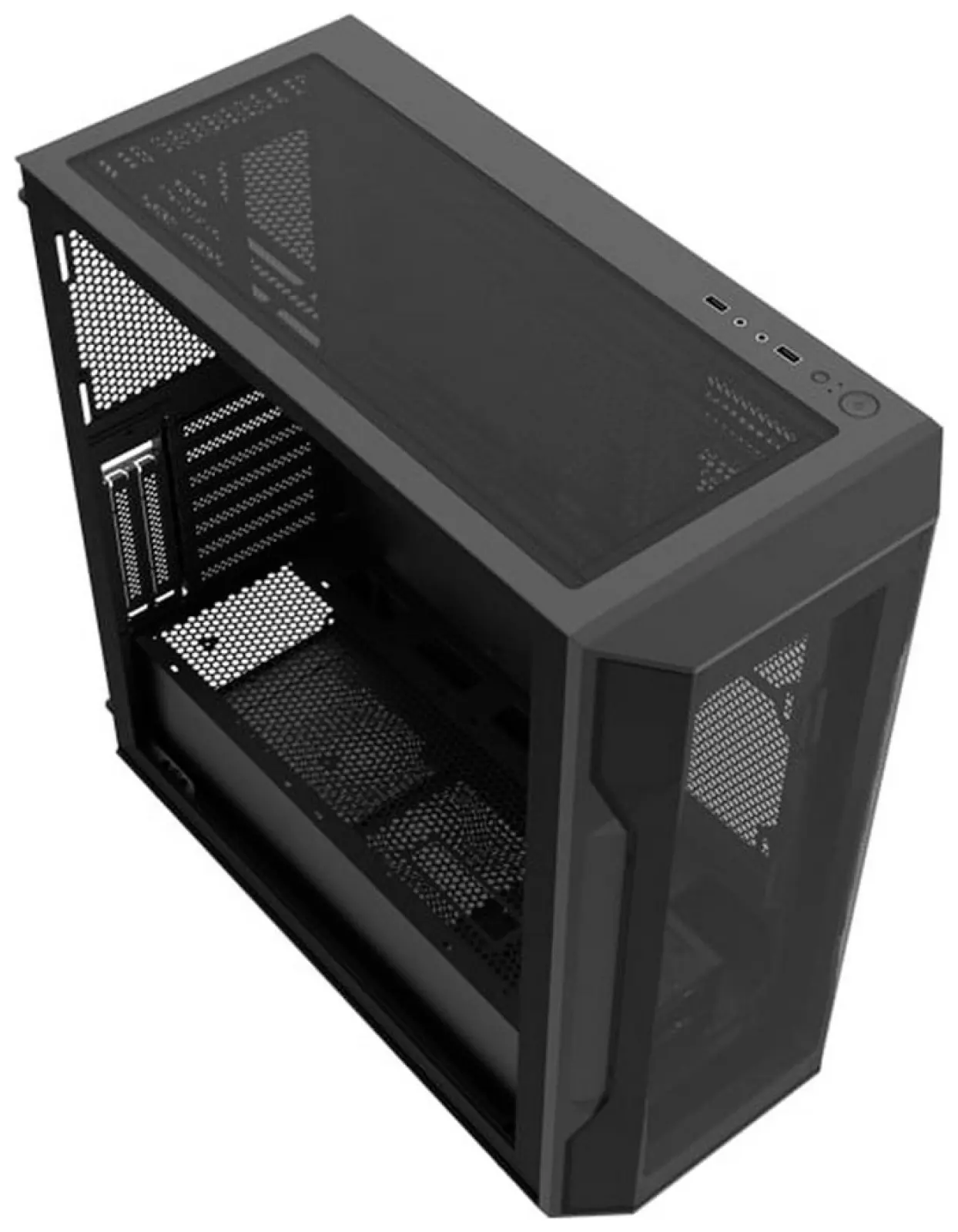 Компьютерный корпус Sama S40E Black (S40E-BKAP00X1-RU)