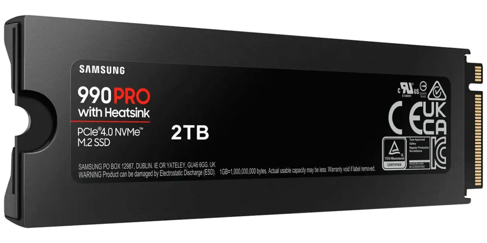 SSD накопитель Samsung M.2 990 PRO 2000 Гб PCIe 4.0 (MZ-V9P2T0CW)