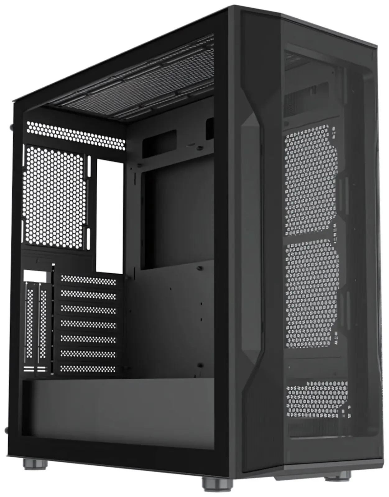 Компьютерный корпус Sama S40E Black (S40E-BKAP00X1-RU)