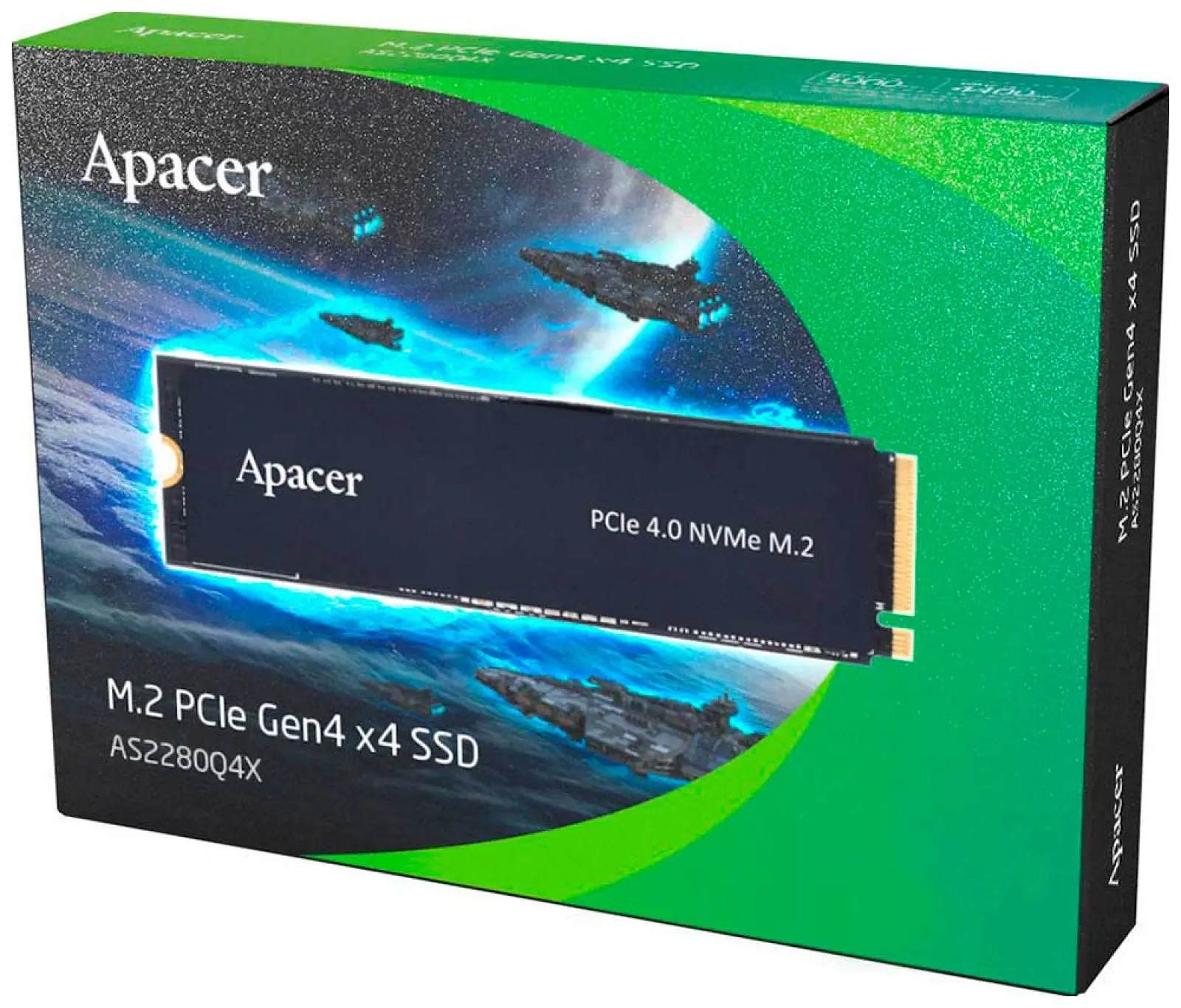 SSD накопитель Apacer M.2 512Gb AS2280Q4X (AP512GAS2280Q4X-1)