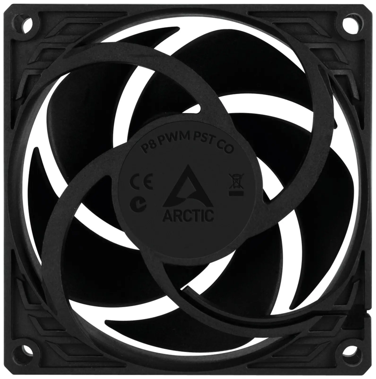 Вентилятор для корпуса Arctic P8 PWM PST CO Black/Black (ACFAN00151A)