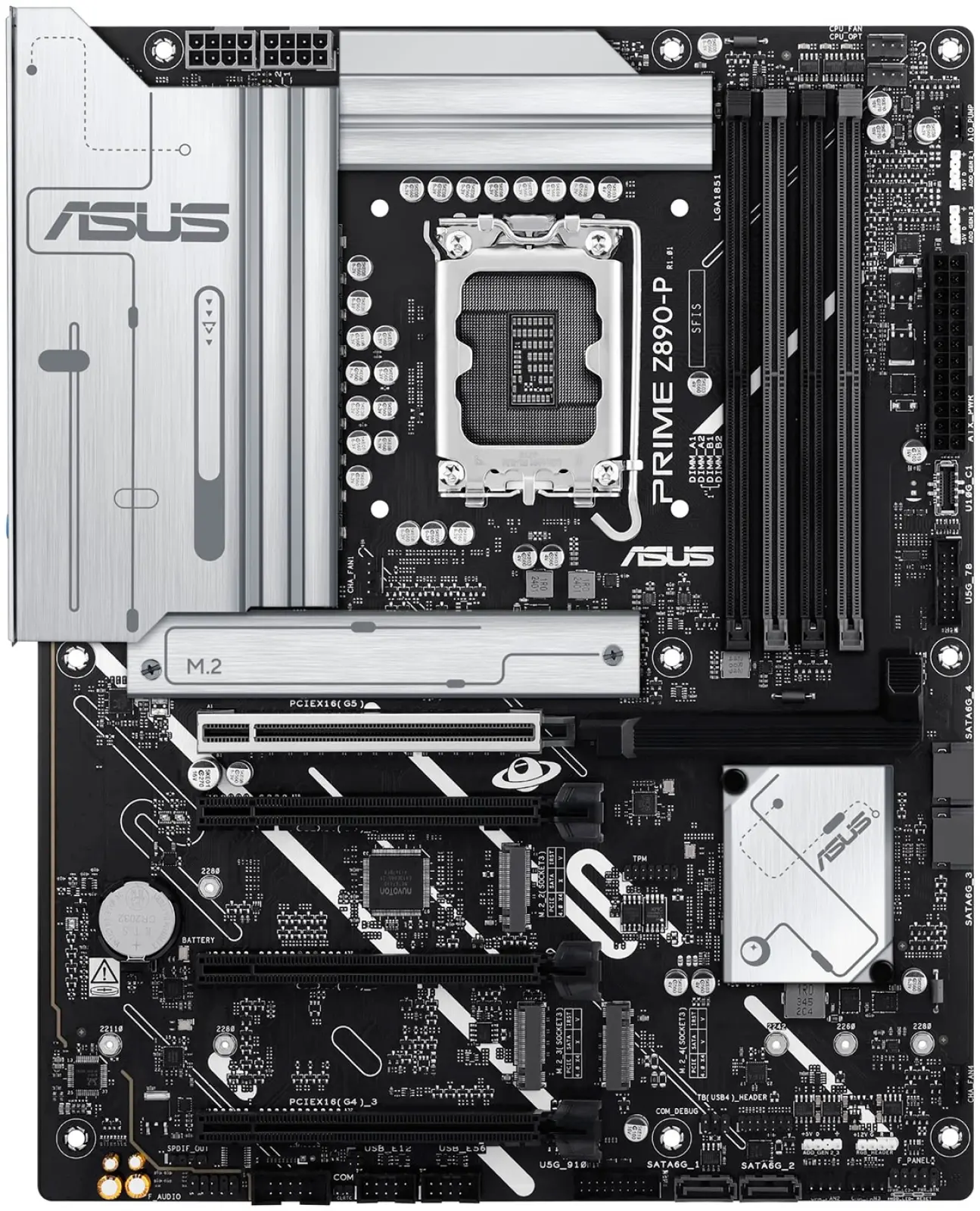 Материнская плата Asus PRIME Z890-P (LGA1851, ATX)