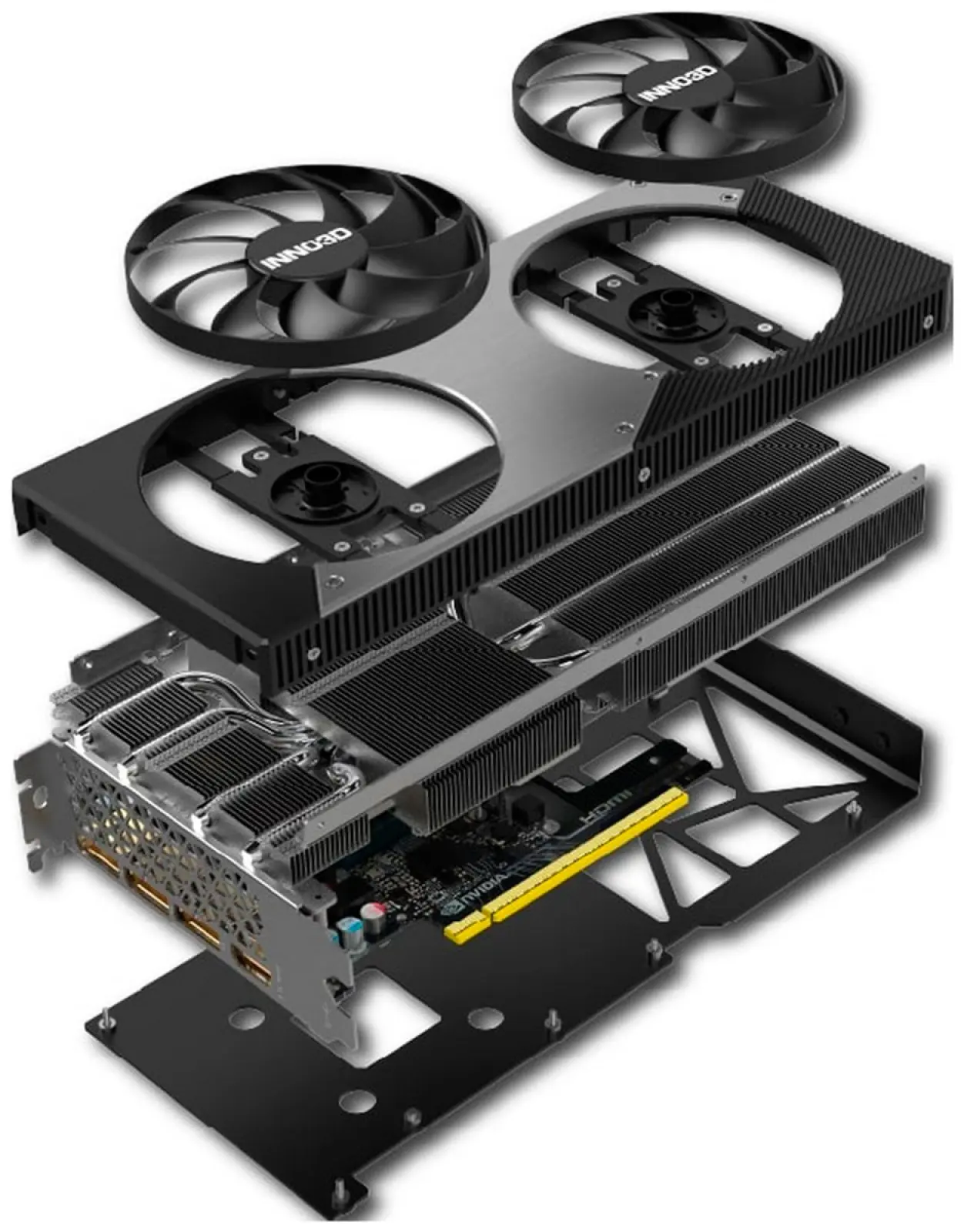 Видеокарта INNO3D GeForce RTX 5060 Ti Twin X2 OC 16G (N506T2-16D7X-191073N)