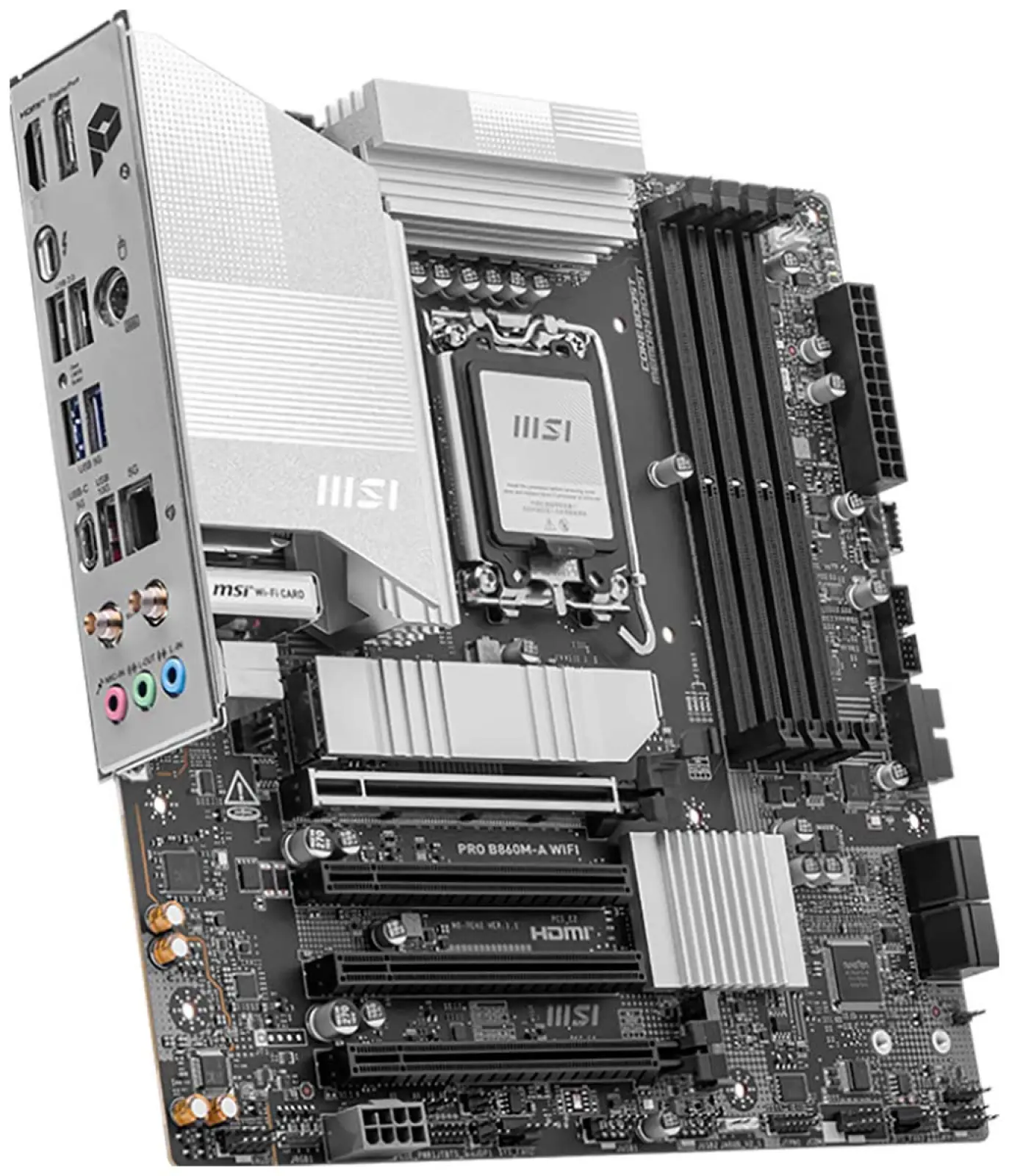 Материнская плата MSI PRO B860M-A WIFI (LGA1851, mATX)