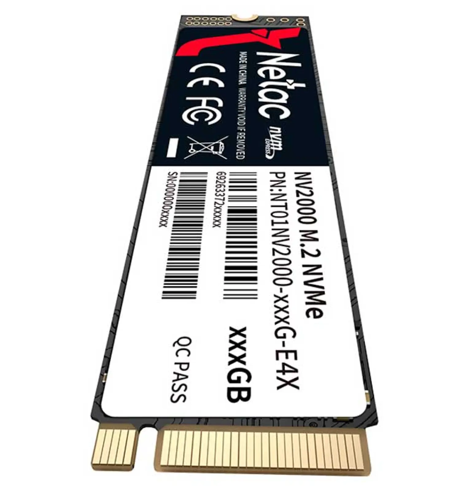 Накопитель SSD Netac M.2 NV2 512 Гб PCIe NT01NV2000-512-E4X