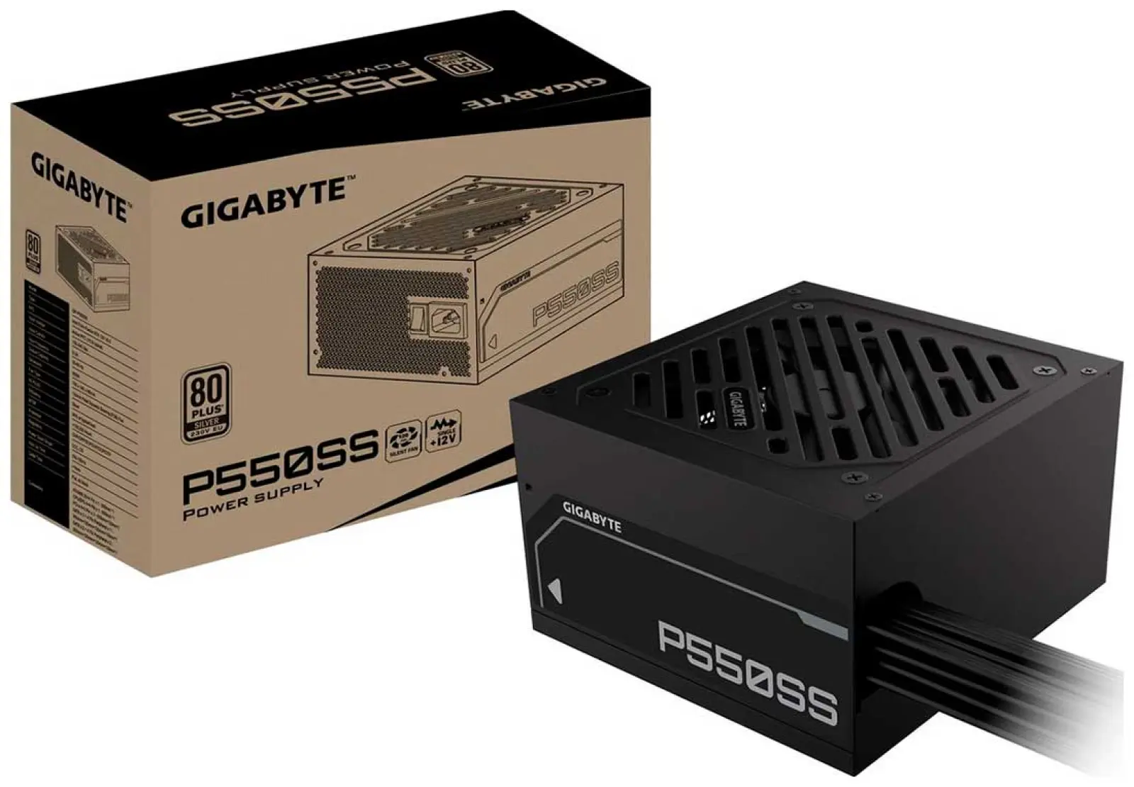 Блок питания Gigabyte P550SS 550W SILVER (GP-P550SS)