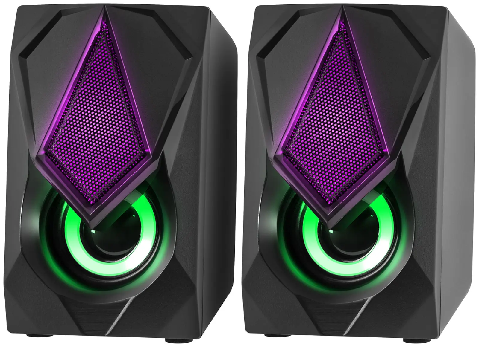 Колонки компьютерные Defender 6 Вт, подсветка, питание от USB/LED/TP