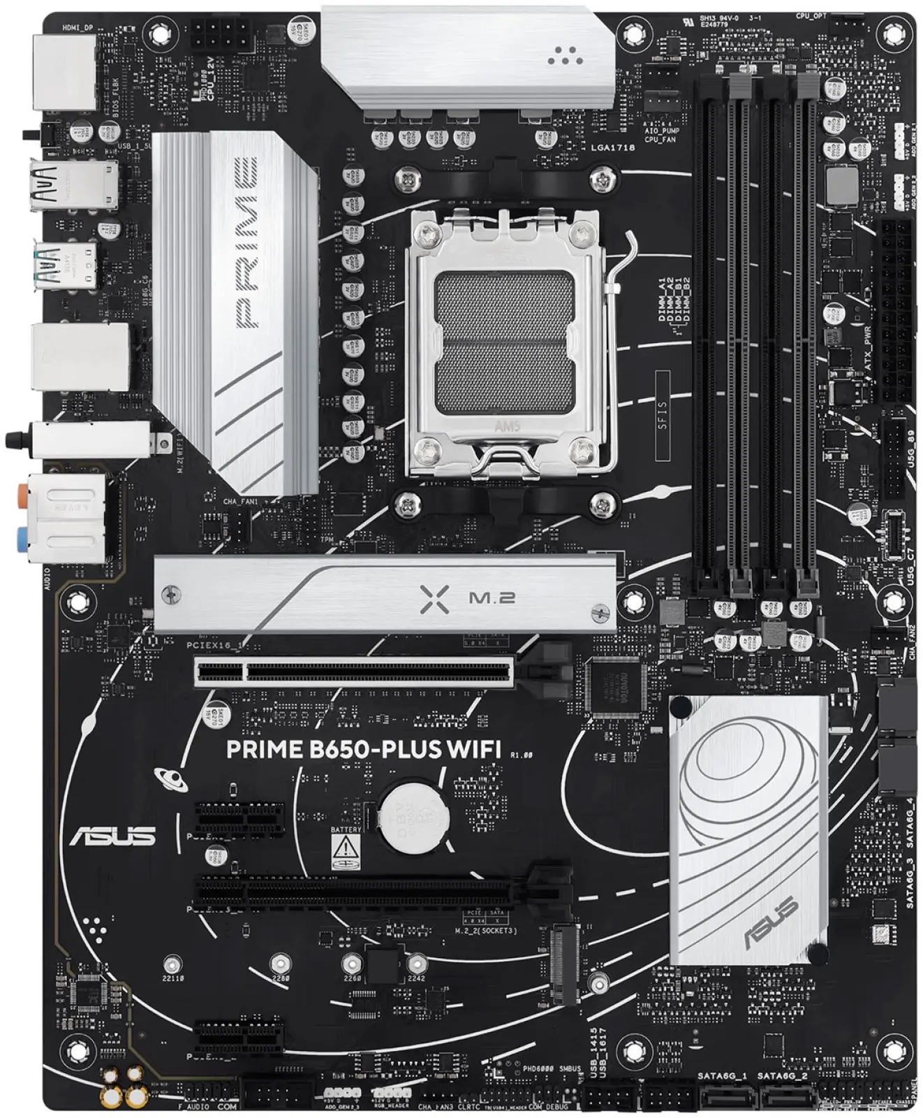 Материнская плата Asus PRIME B650-PLUS WIFI (AM5, ATX)