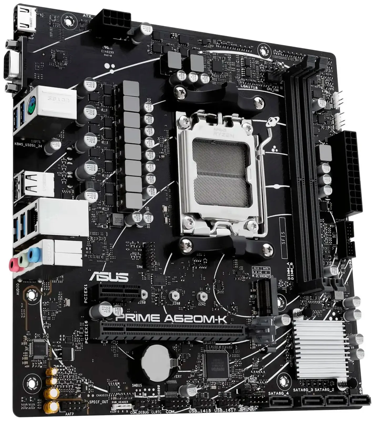 Материнская плата Asus PRIME A620M-K (AM5, mATX)
