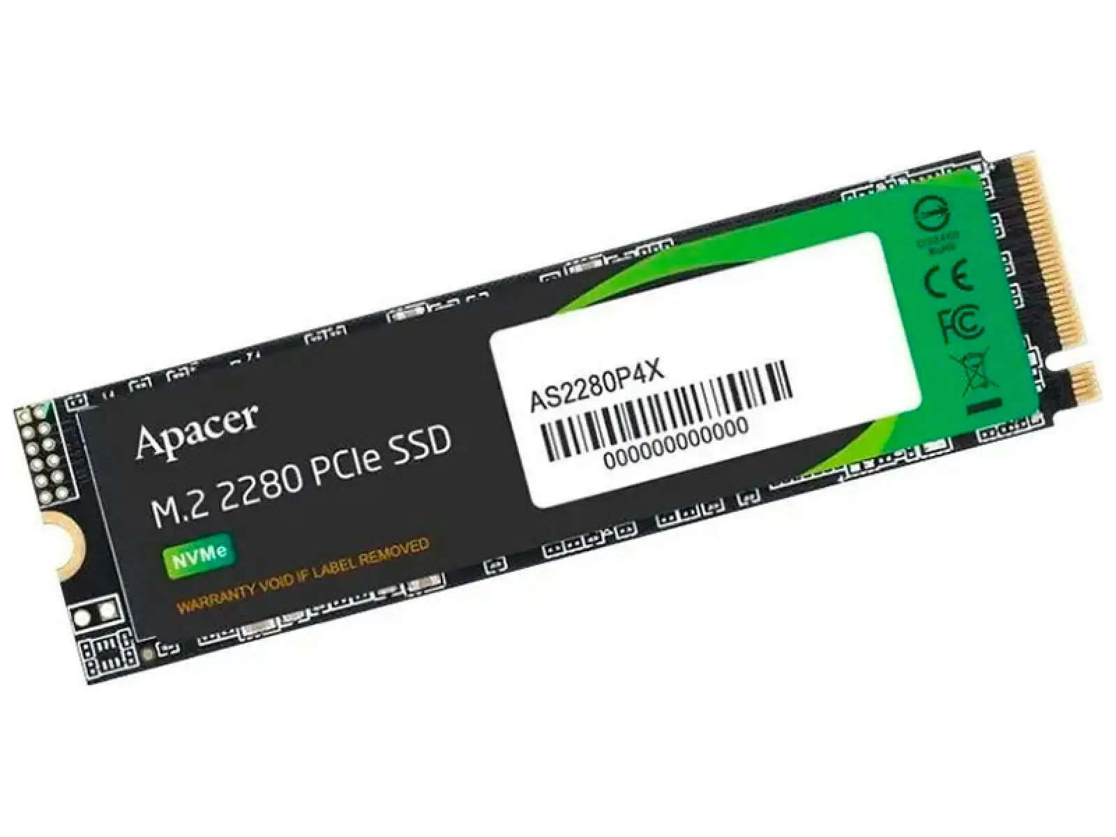 SSD накопитель Apacer AS2280P4 M.2 2048 Гб PCIe 3D TLC (AP2TBAS2280P4X-1)