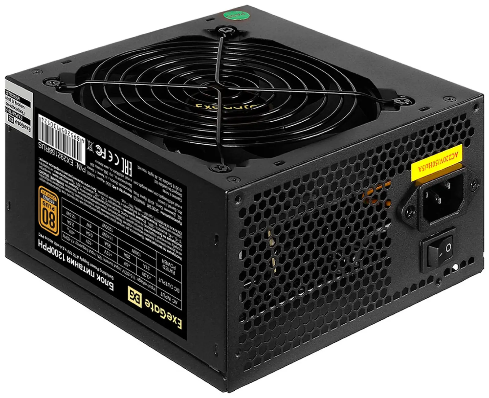 Блок питания ExeGate 1200W Bronze 1200PPH (EX292158RUS)