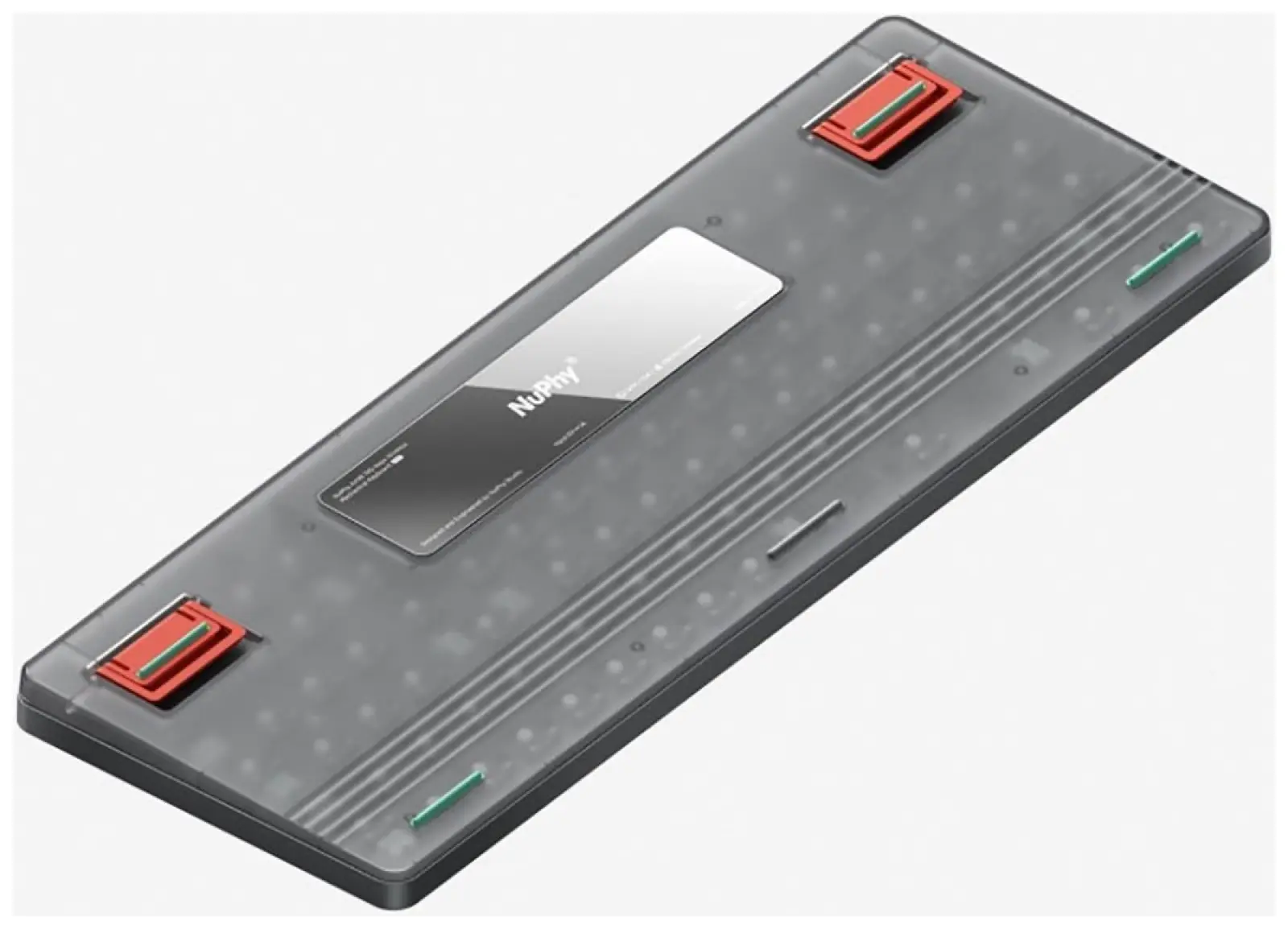 Беспроводная механическая клавиатура Nuphy QMK (AIR96v2) Lunar Gray, RGB, Hot Swap, Brown Switch