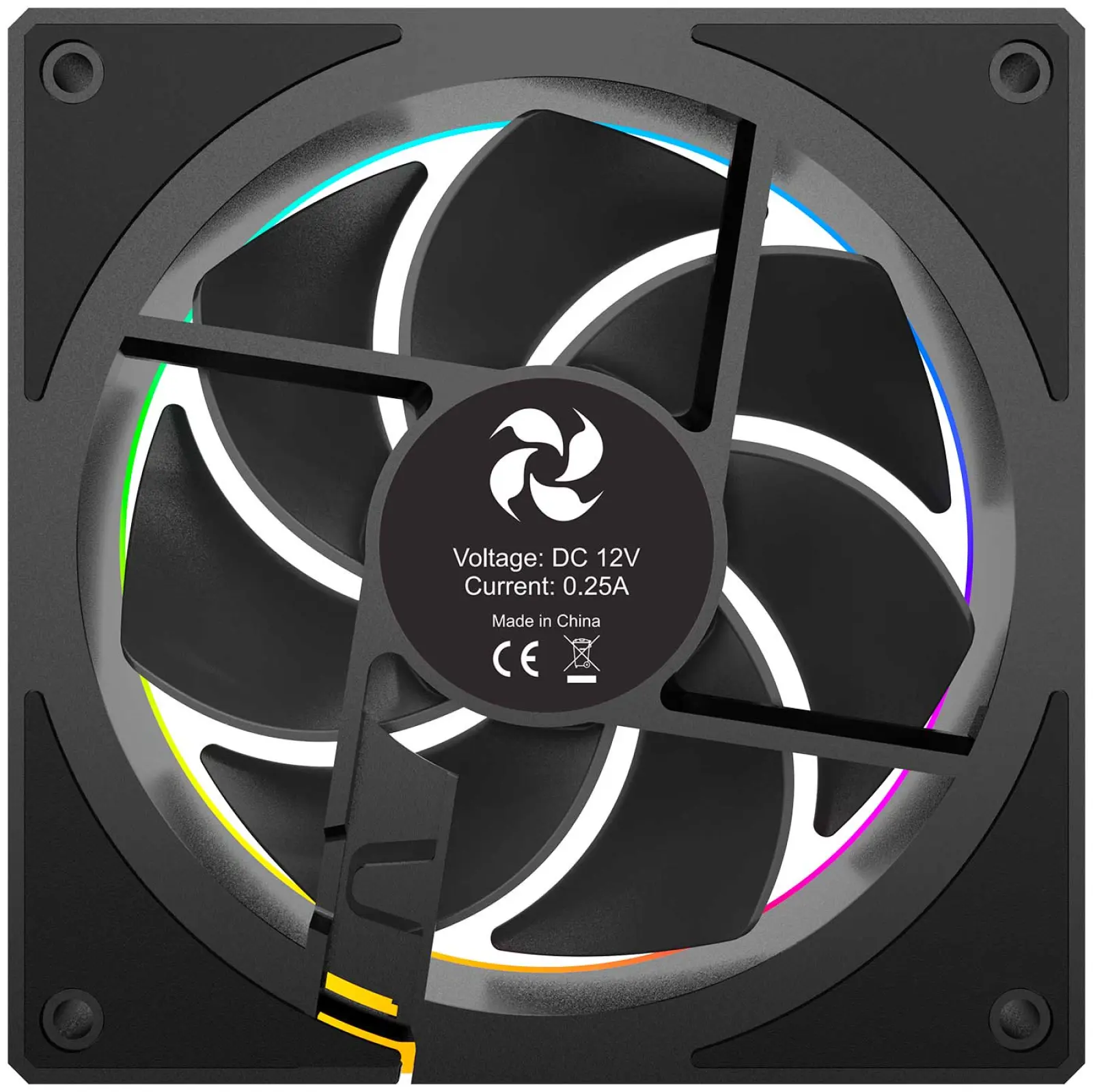Вентилятор для корпуса 4FAN F66 Black 120mm 3 in 1 (F6612B3)