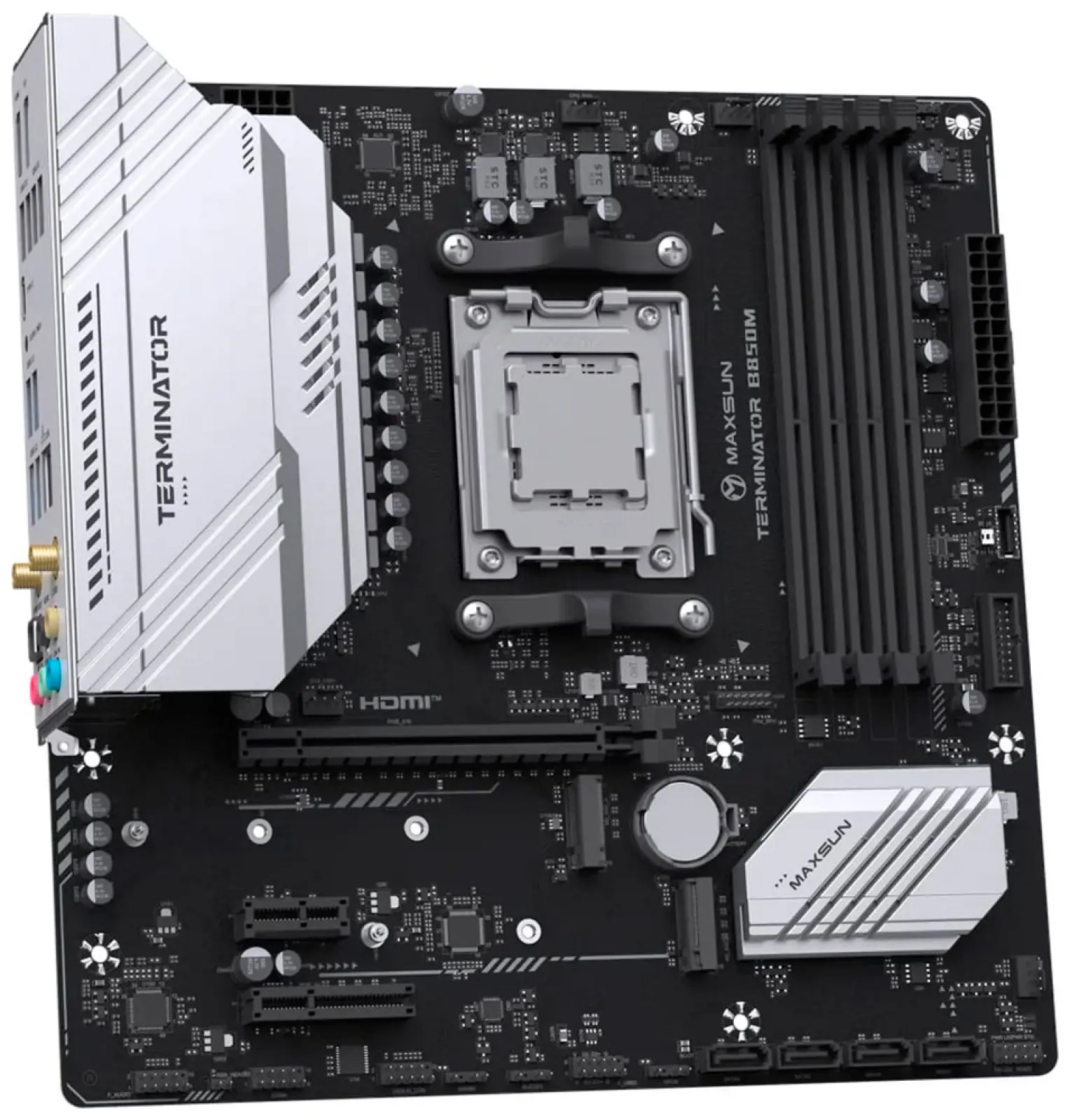 Материнская плата Maxsun MS-Terminator B850M WIFI (AM5, mATX)