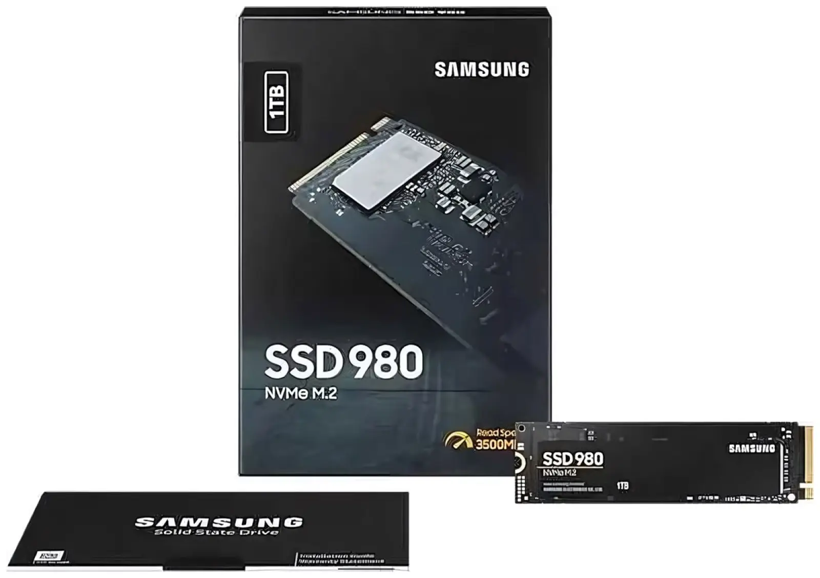Накопитель SSD Samsung M.2 980 1000 Гб PCIe 3bit MLC (TLC) MZ-V8V1T0BW