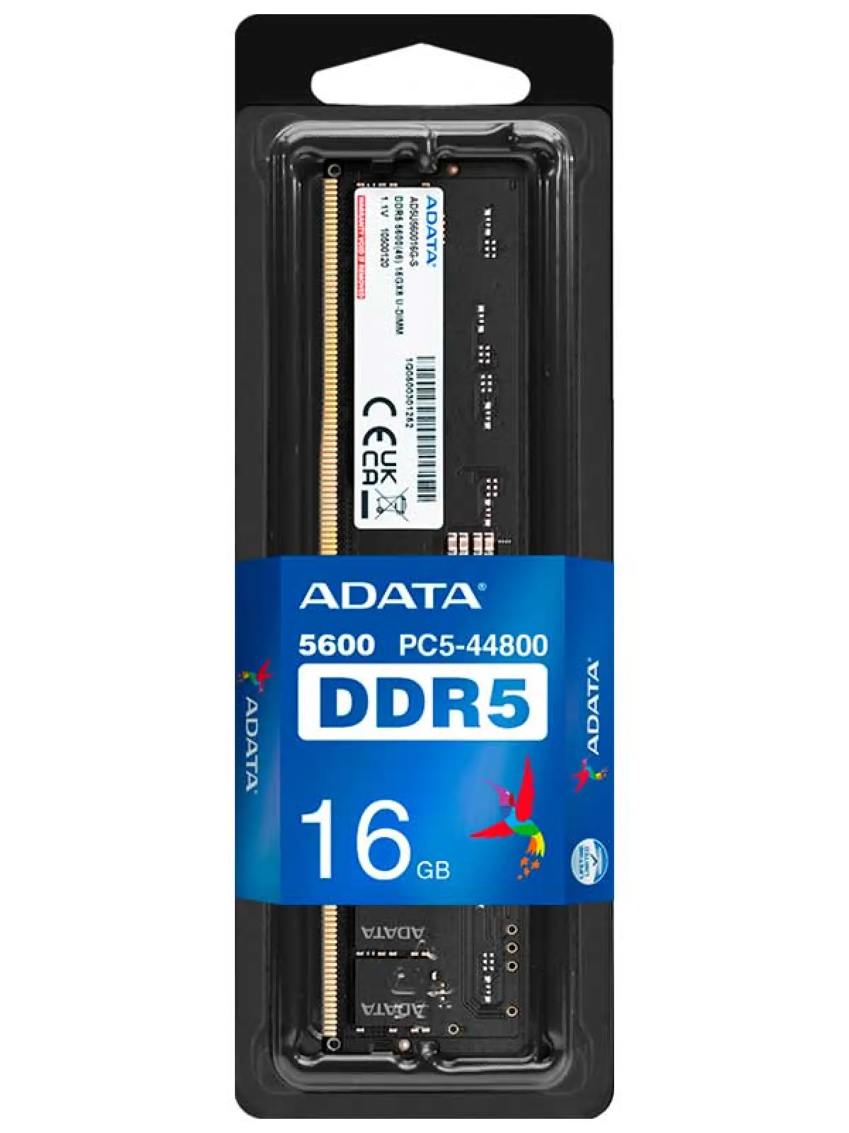 Оперативная память Adata DDR5 16GB 5600MHz (AD5U560016G-S)