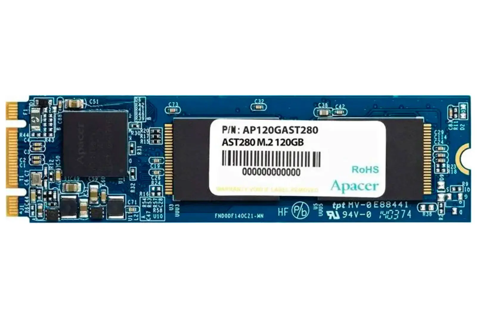 SSD накопитель Apacer M.2 AST280 120 ГБ SATA III (AP120GAST280-1)