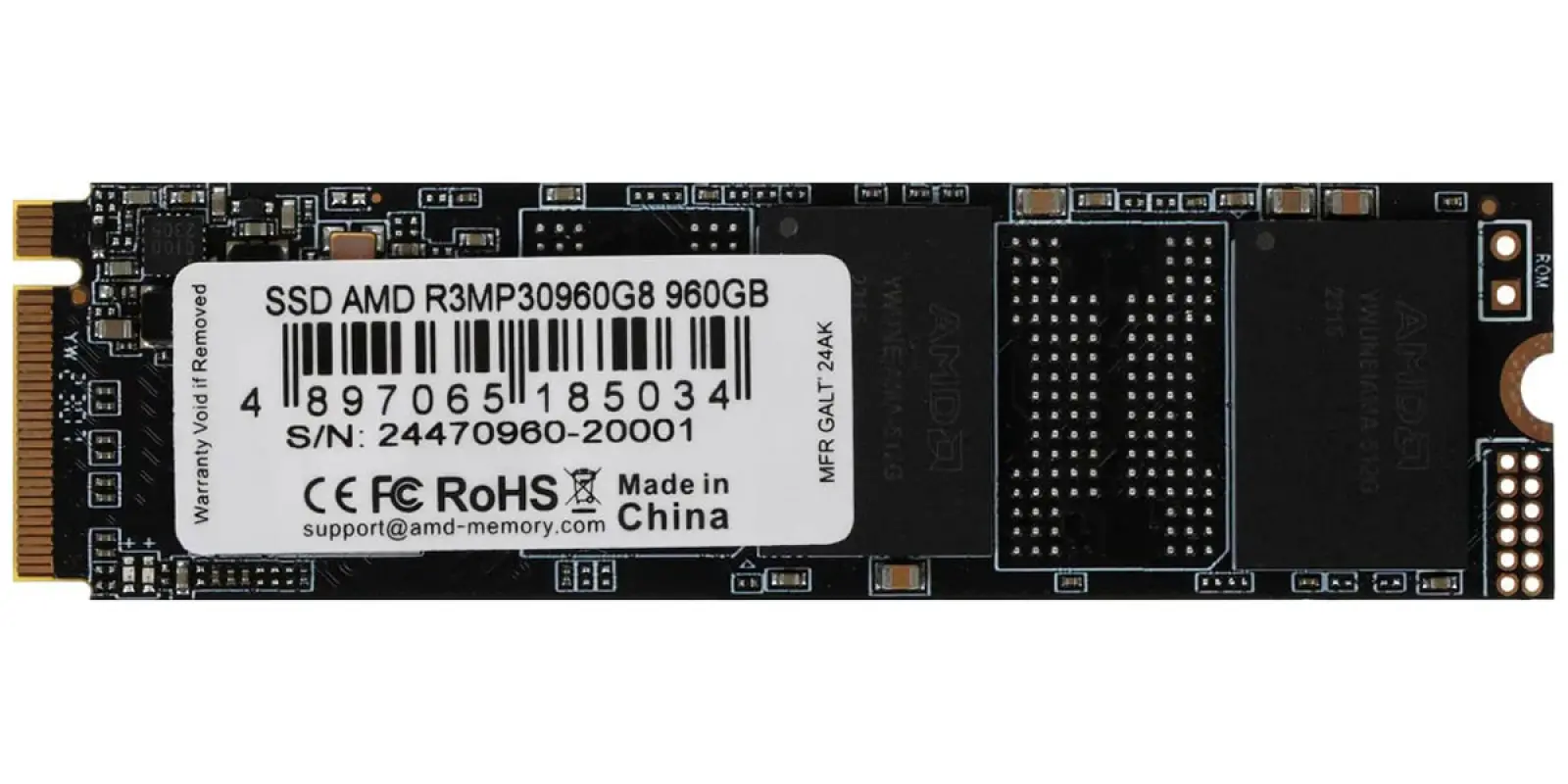 SSD накопитель AMD 960Гб R3 Series PCIe (R3MP30960G8)