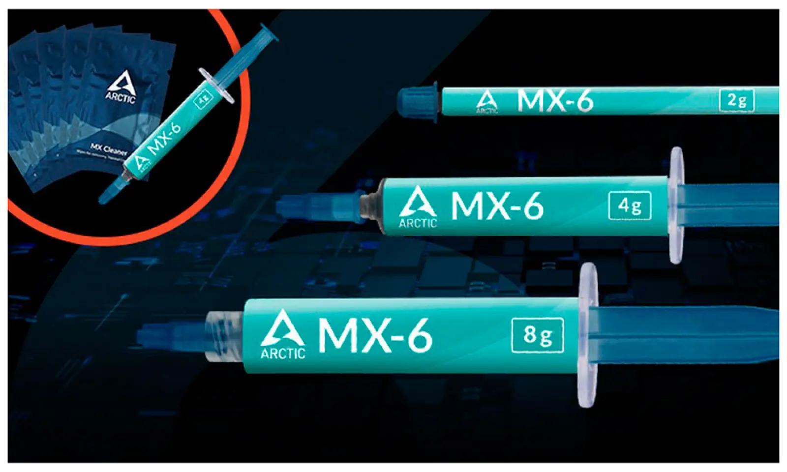 Термопаста Arctic MX-6 Thermal Compound 2-gramm (ACTCP00079A)