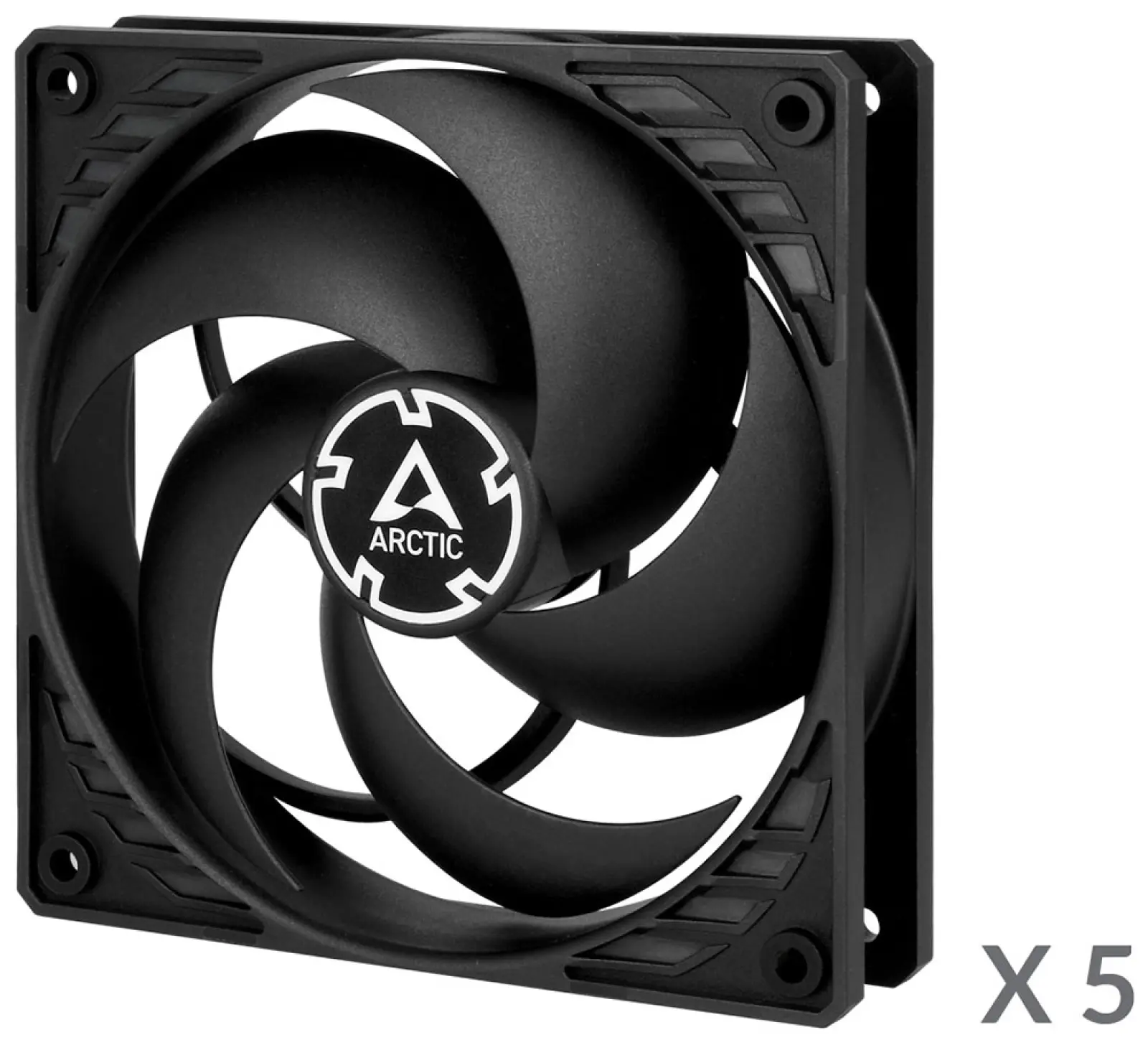 Вентилятор для корпуса Arctic P12 PWM PST black/black 5x120mm (ACFAN00137A)