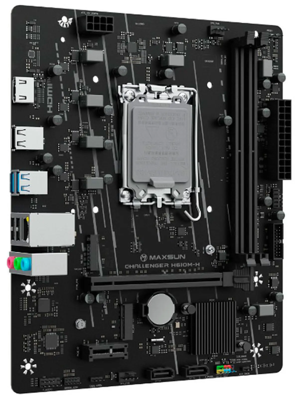 Материнская плата Maxsun MS-Challenger H610M-H (LGA1700, mATX)