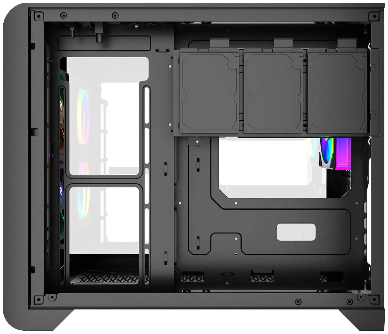 Компьютерный корпус 4FAN XZ Megabit Black wFans
