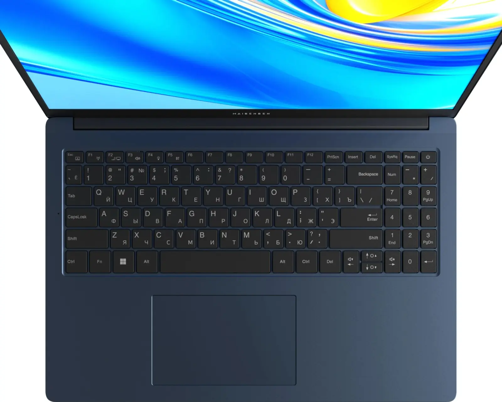 Ноутбук Maibenben Medio M657 16 FHD IPS (M6571SG0LURE3), синий